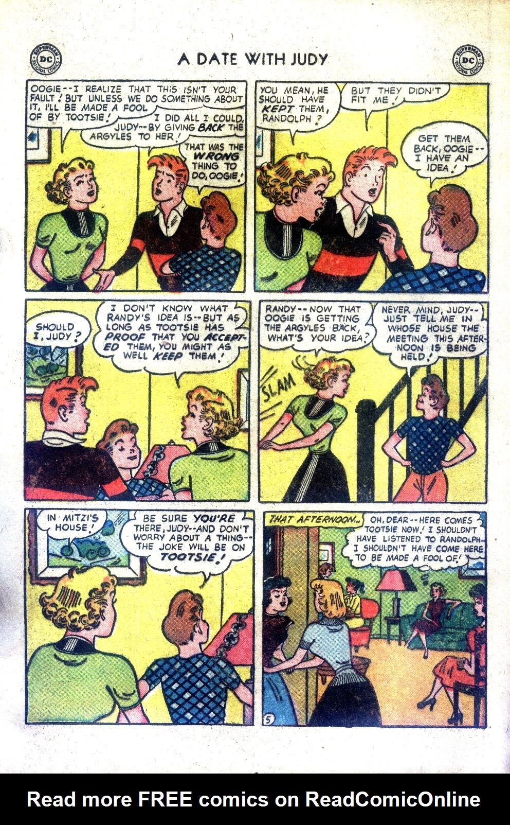 Read online A Date with Judy comic -  Issue #36 - 7