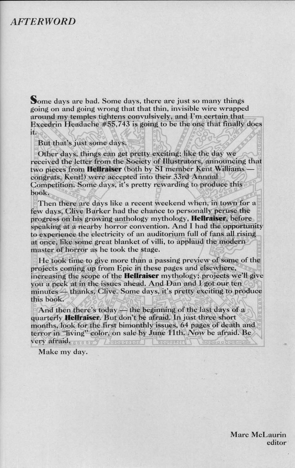 Read online Clive Barker's Hellraiser (1989) comic -  Issue #6 - 64
