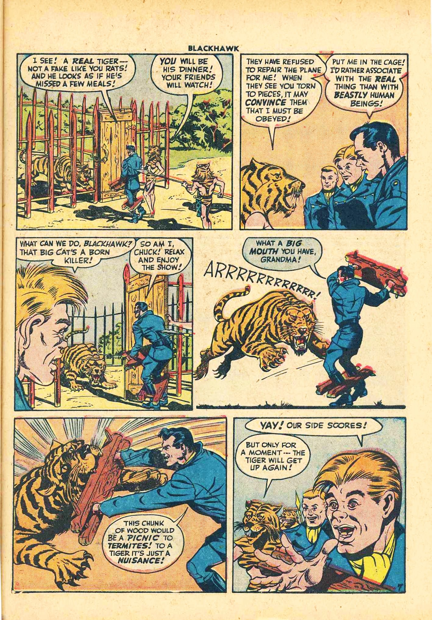 Read online Blackhawk (1957) comic -  Issue #11 - 43