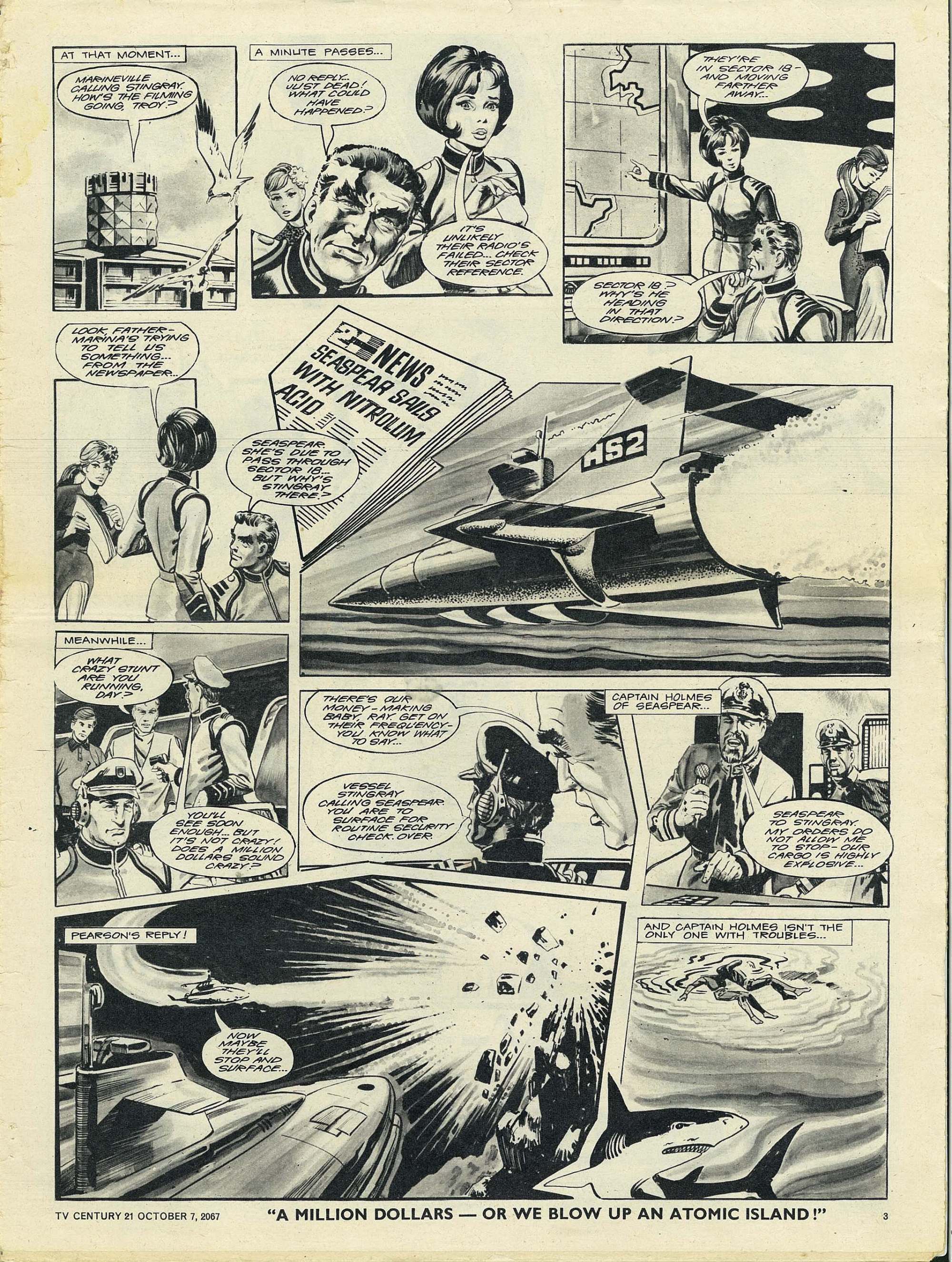 Read online TV Century 21 (TV 21) comic -  Issue #142 - 3