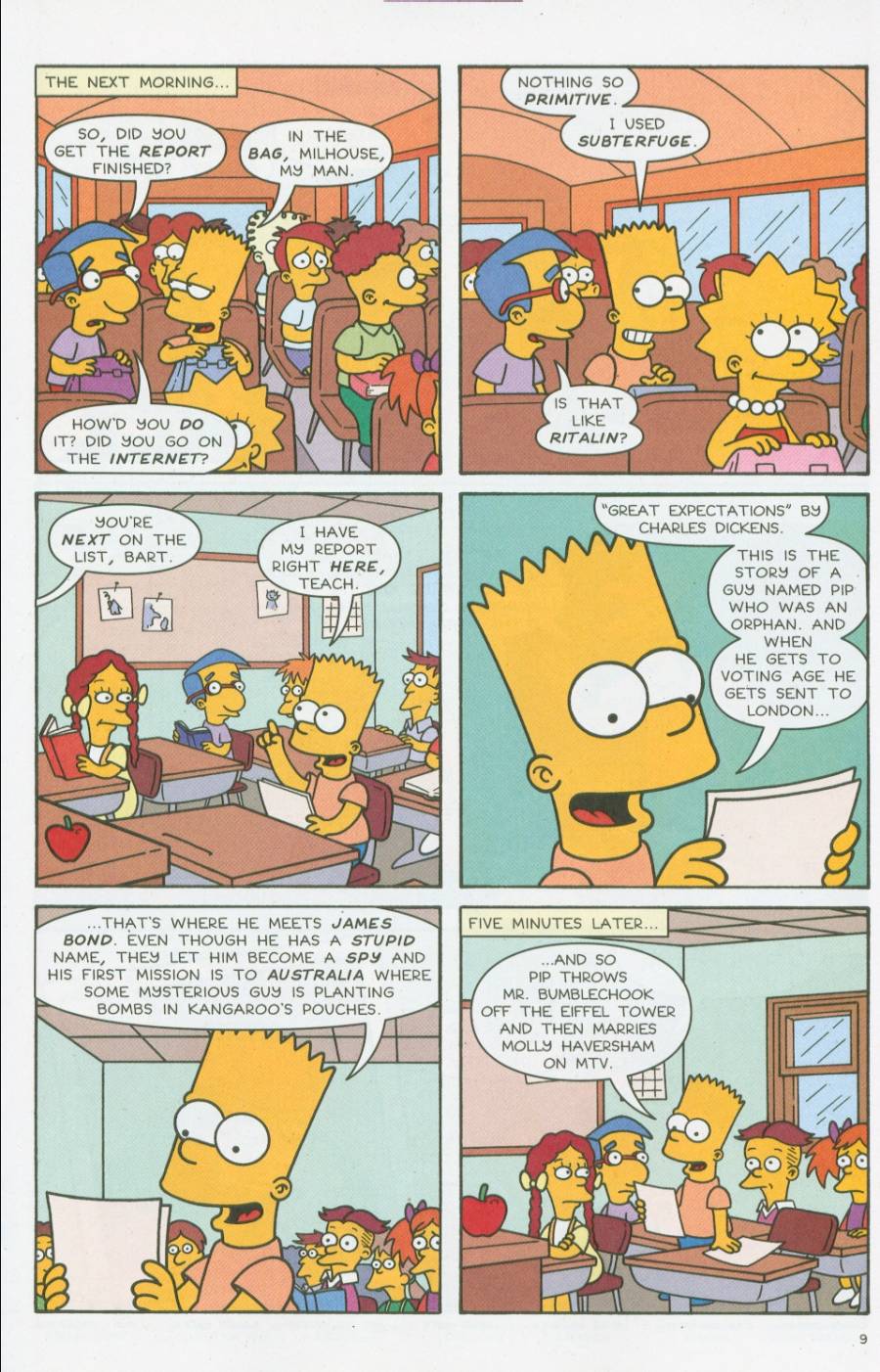 Read online Simpsons Comics Presents Bart Simpson comic -  Issue #8 - 10