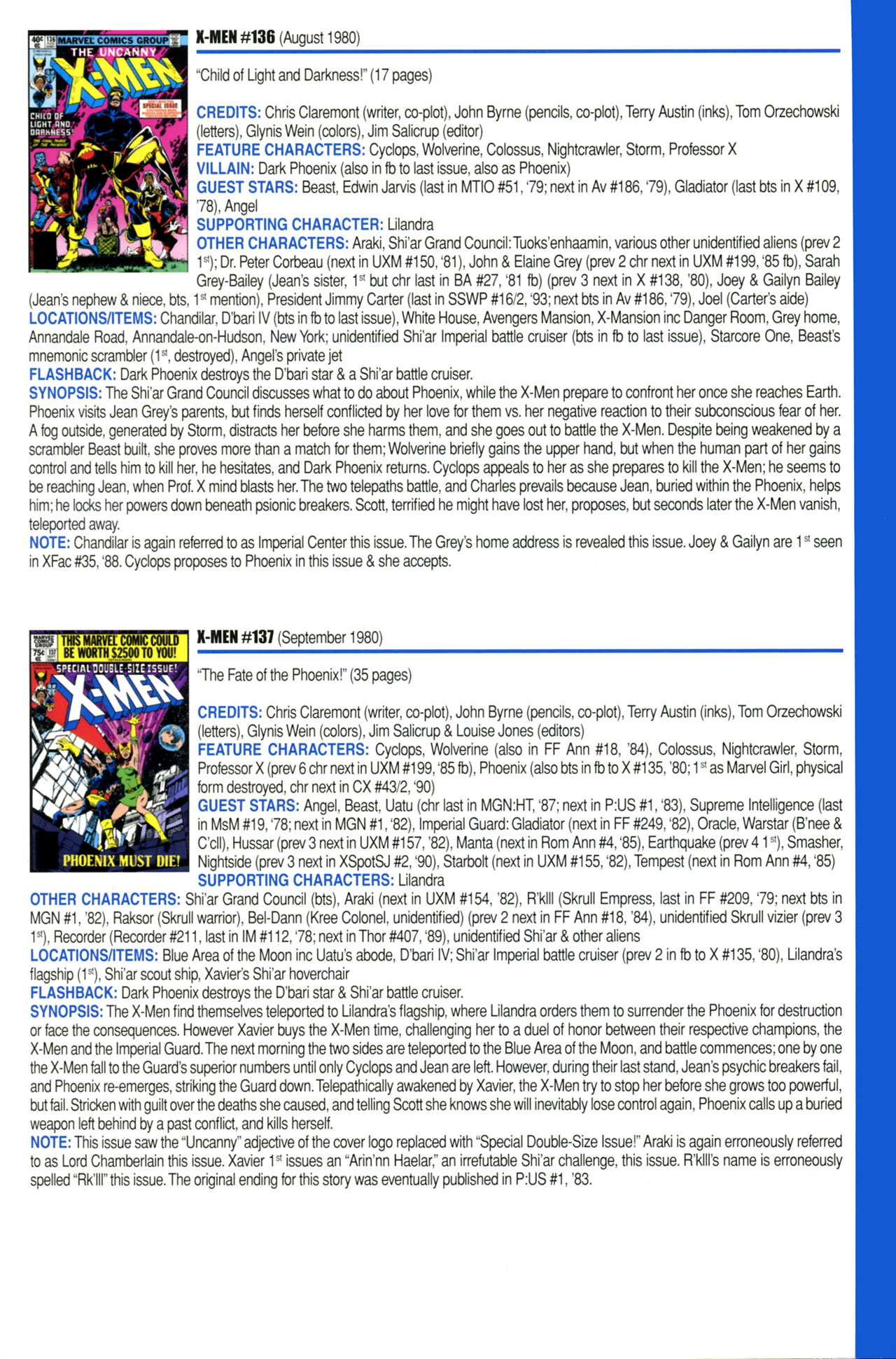 Read online Official Index to the Marvel Universe comic -  Issue #3 - 59