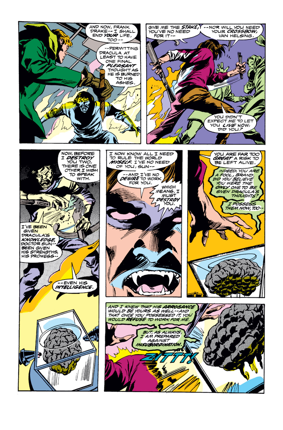 Read online Tomb of Dracula (1972) comic -  Issue #21 - 17