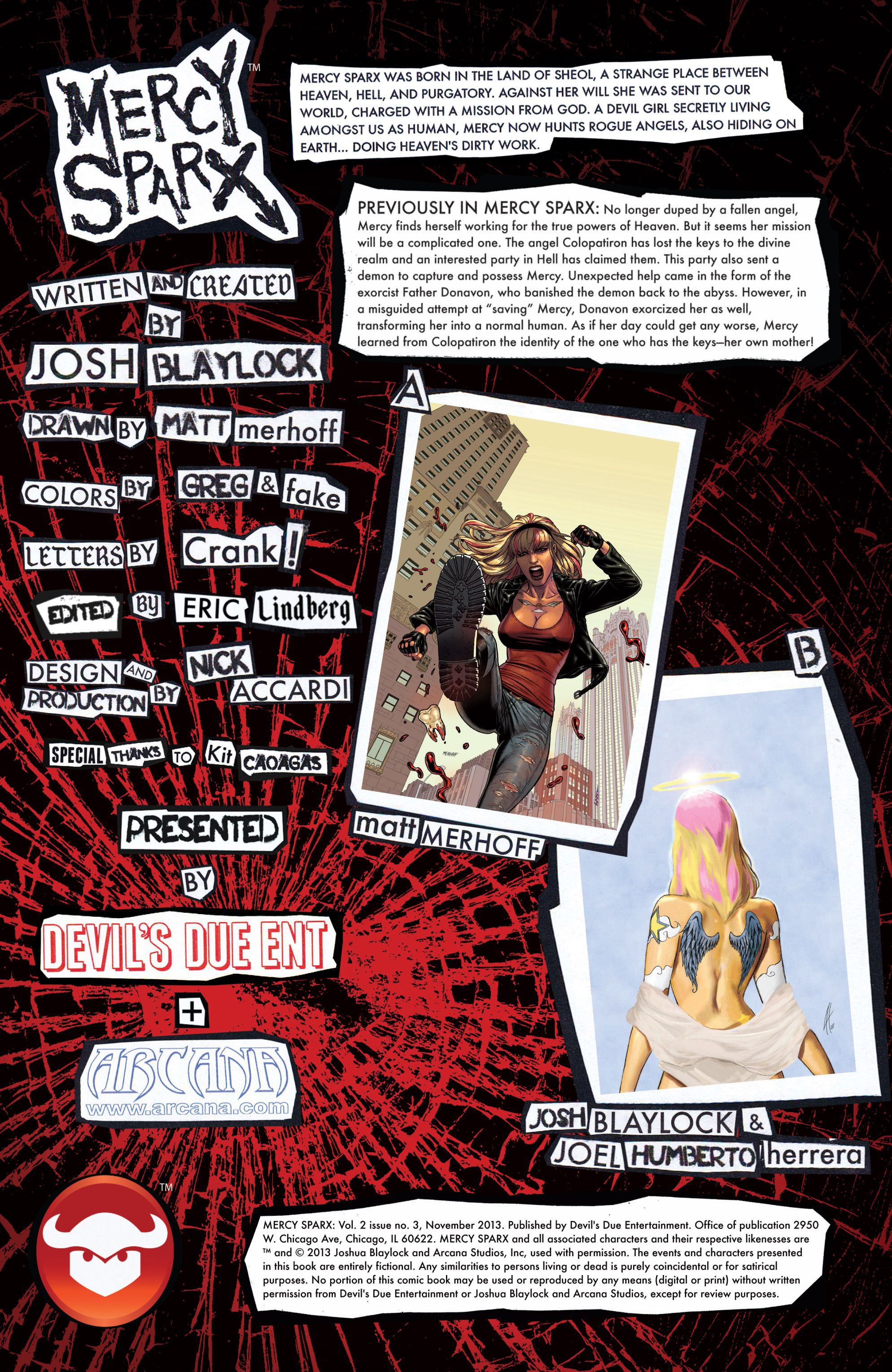 Read online Mercy Sparx (2013) comic -  Issue #3 - 2