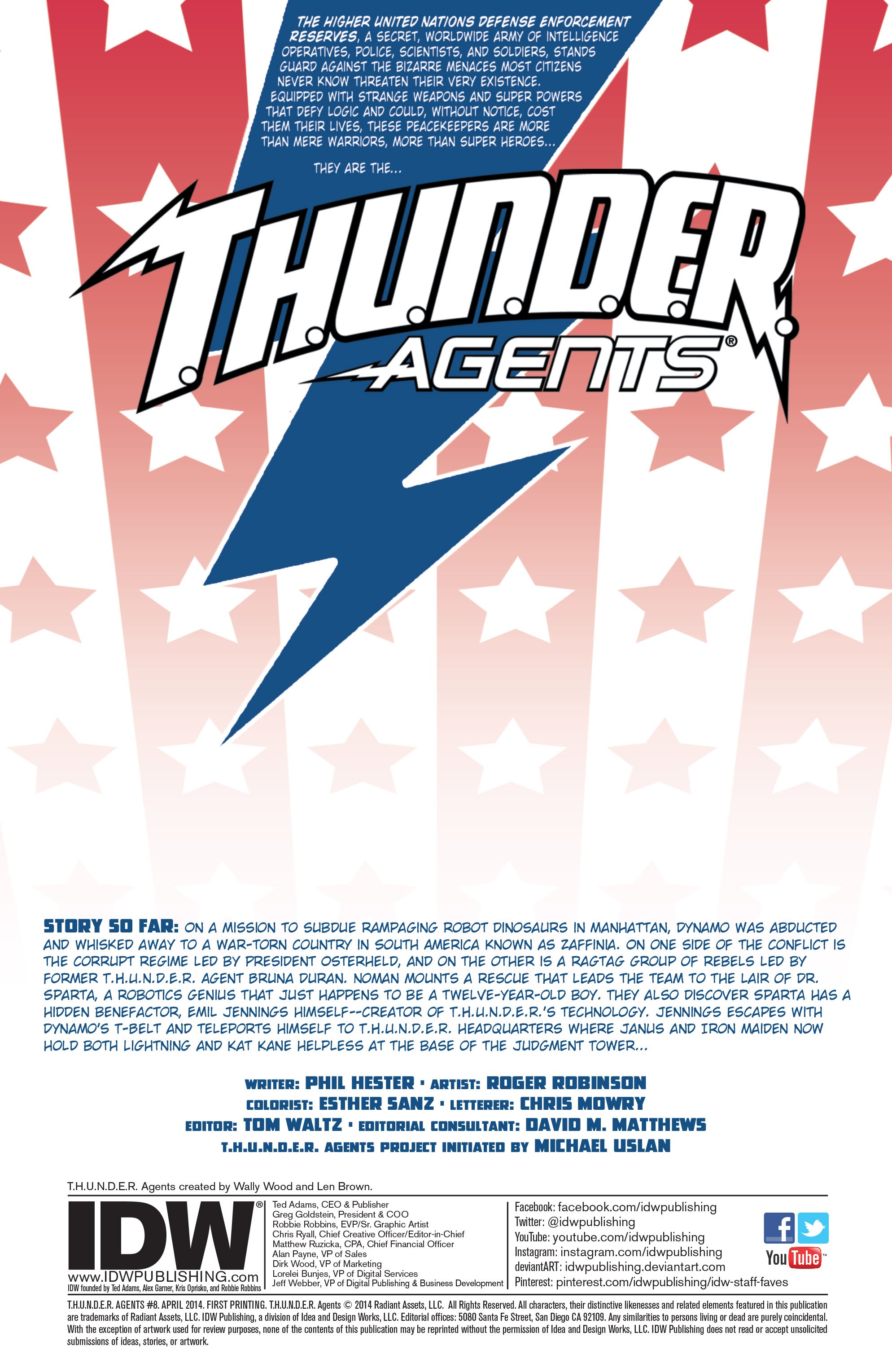 Read online T.H.U.N.D.E.R. Agents (2013) comic -  Issue #8 - 2