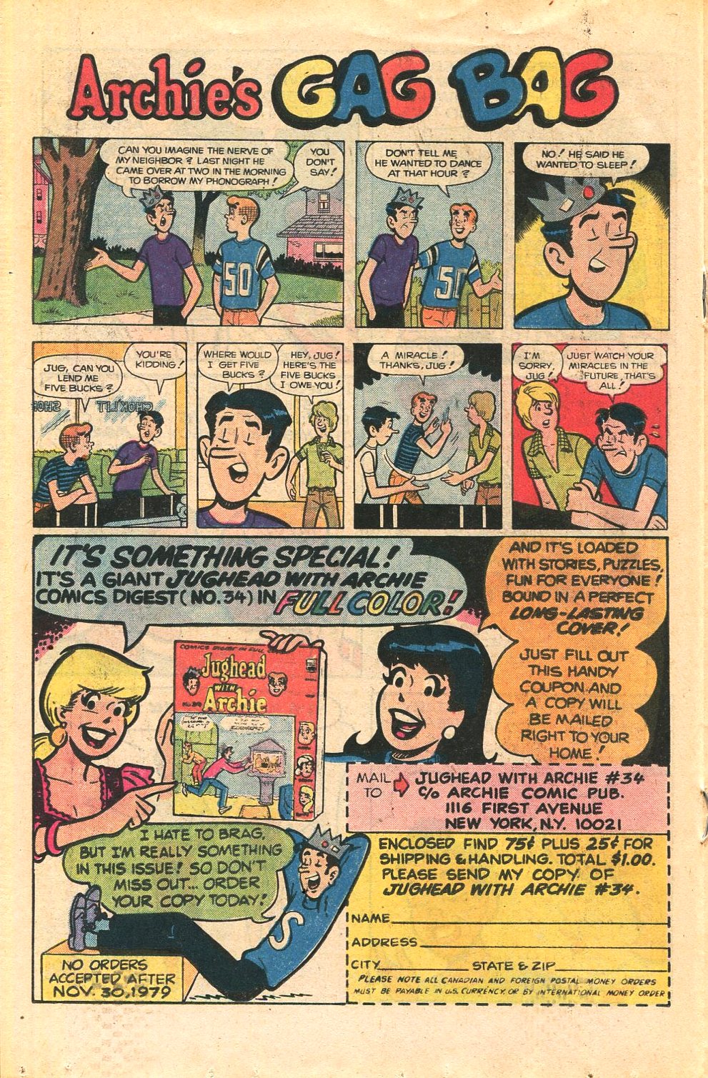 Read online Archie's TV Laugh-Out comic -  Issue #69 - 18