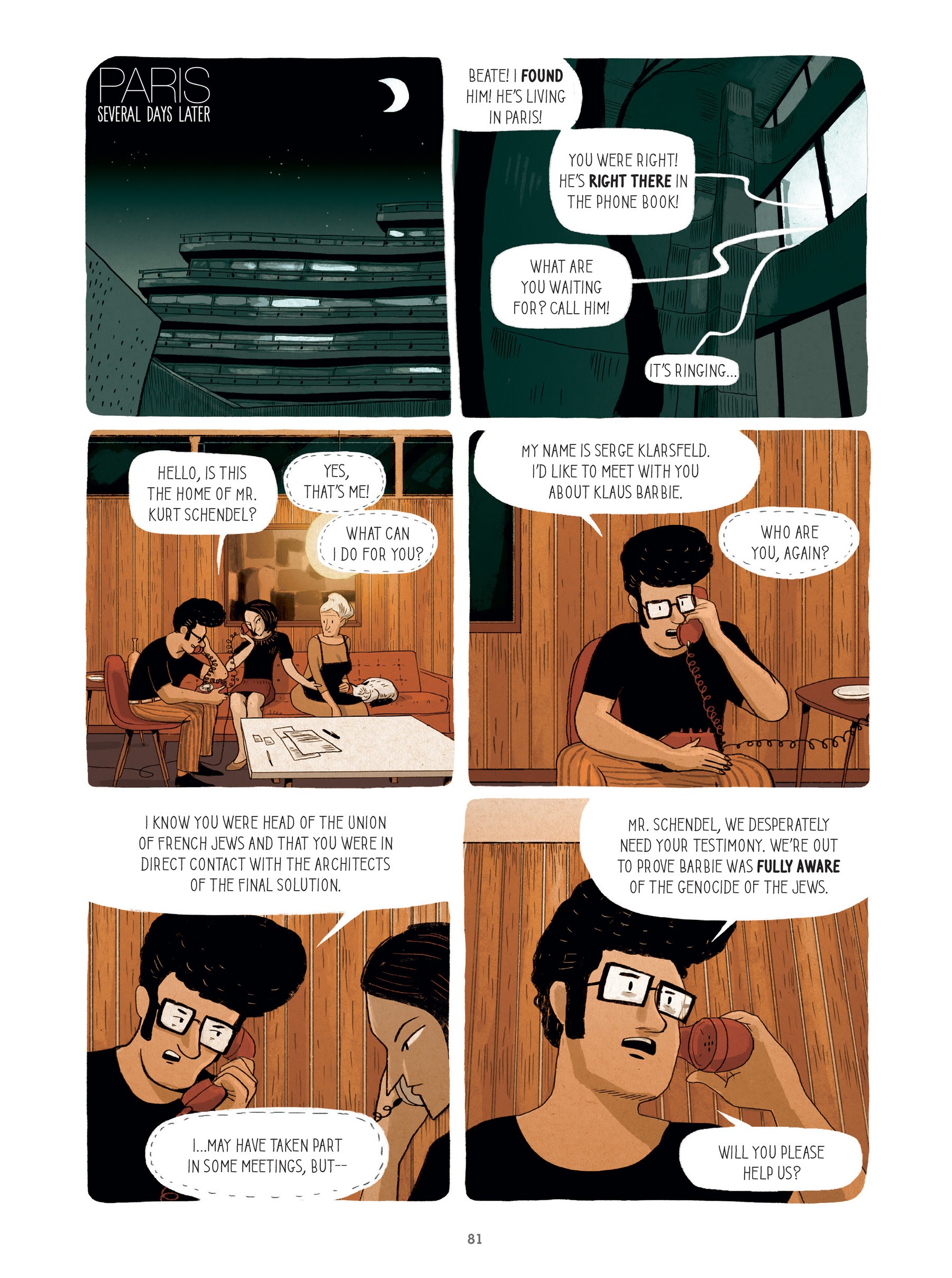 Read online For Justice: The Serge & Beate Klarsfeld Story comic -  Issue # TPB (Part 1) - 81