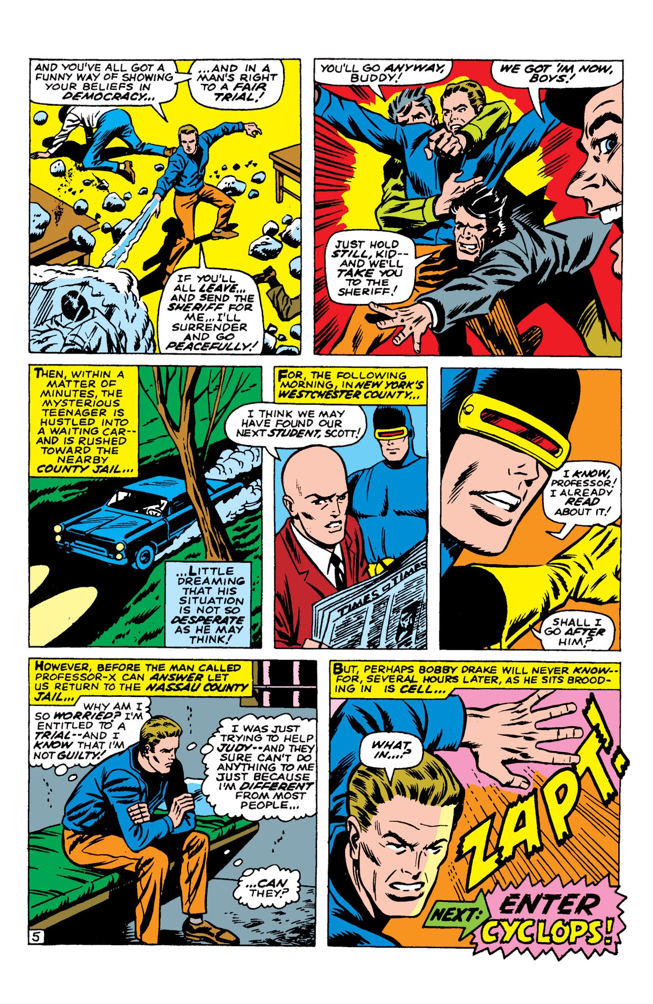 Read online Marvel Masterworks: The X-Men comic -  Issue # TPB 5 (Part 1) - 44