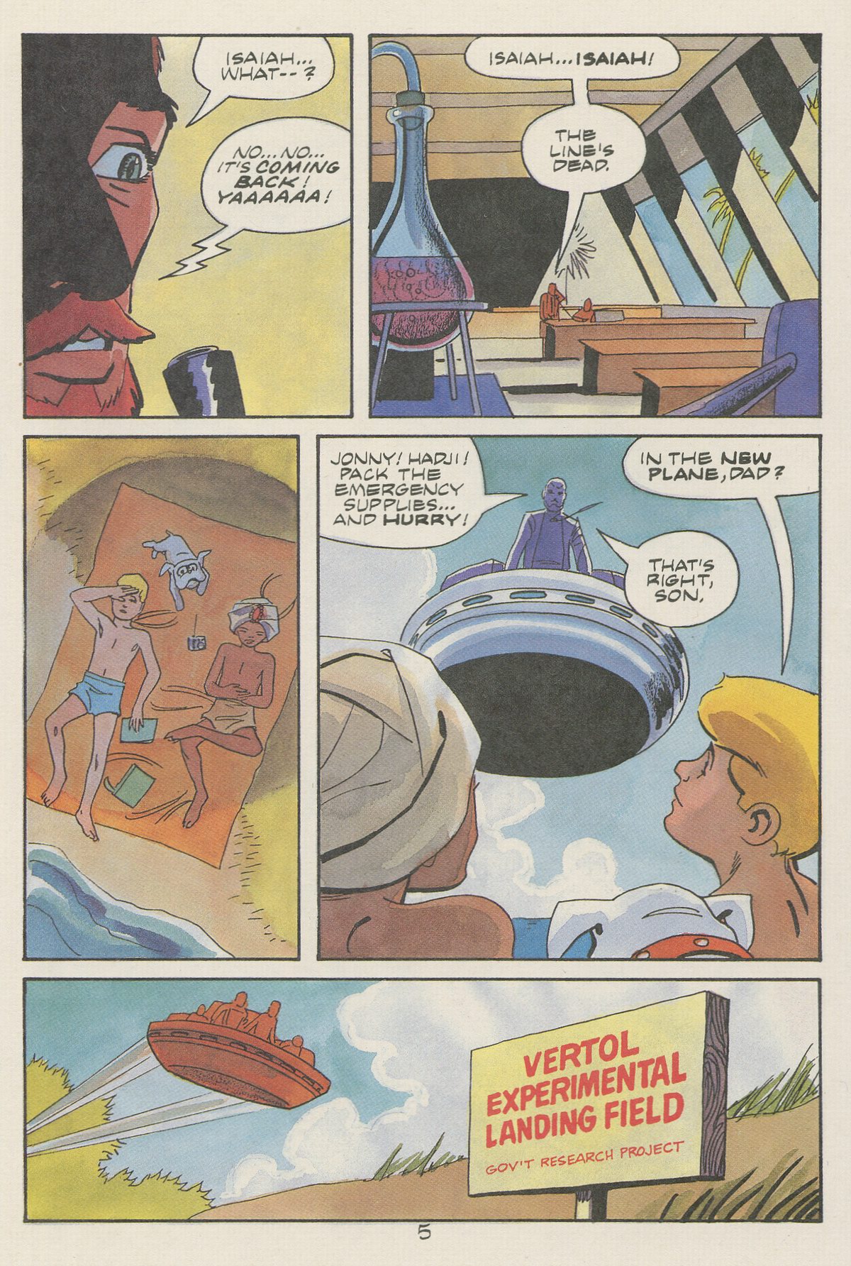 Read online Jonny Quest comic -  Issue #30 - 7