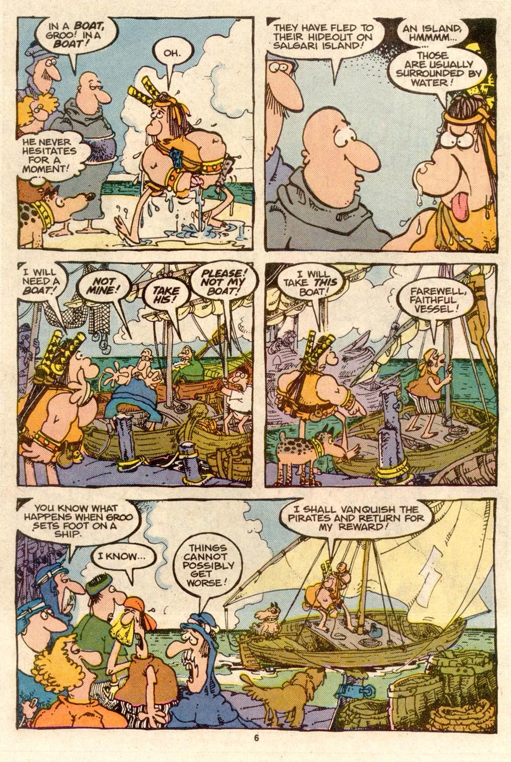 Read online Sergio Aragonés Groo the Wanderer comic -  Issue #33 - 6