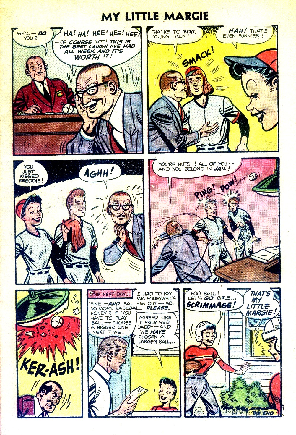 Read online My Little Margie (1954) comic -  Issue #5 - 9