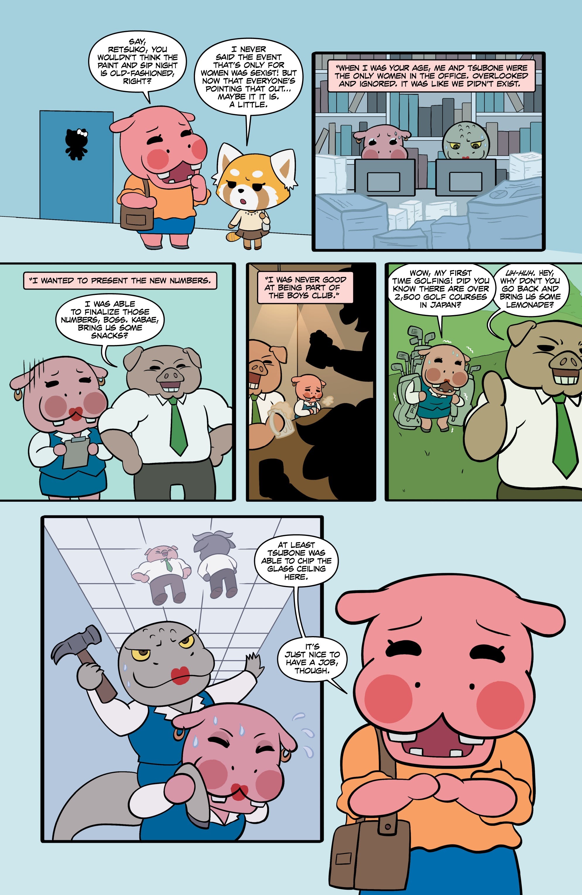 Read online Aggretsuko: Meet Her World comic -  Issue #2 - 6