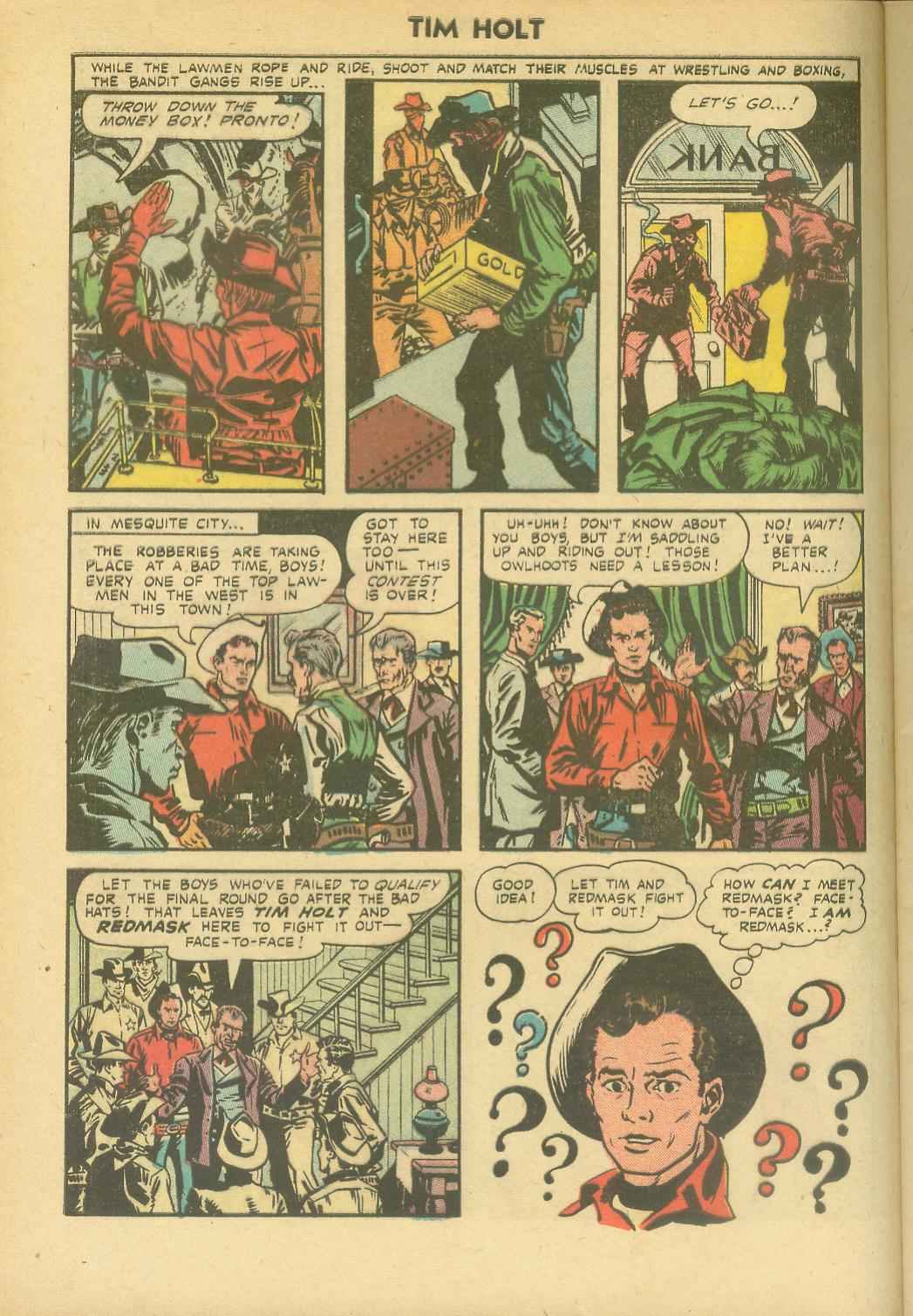 Read online Tim Holt comic -  Issue #36 - 6