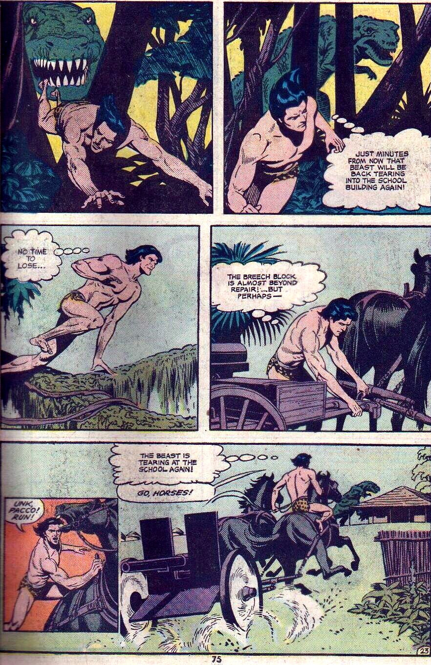 Read online Tarzan (1972) comic -  Issue #234 - 64