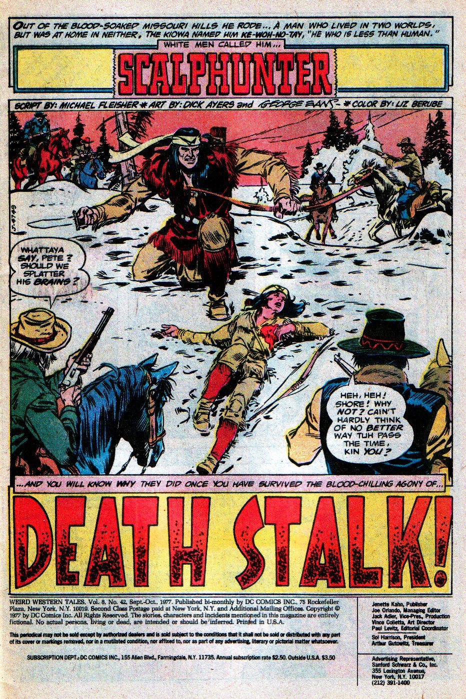 Read online Weird Western Tales (1972) comic -  Issue #42 - 2