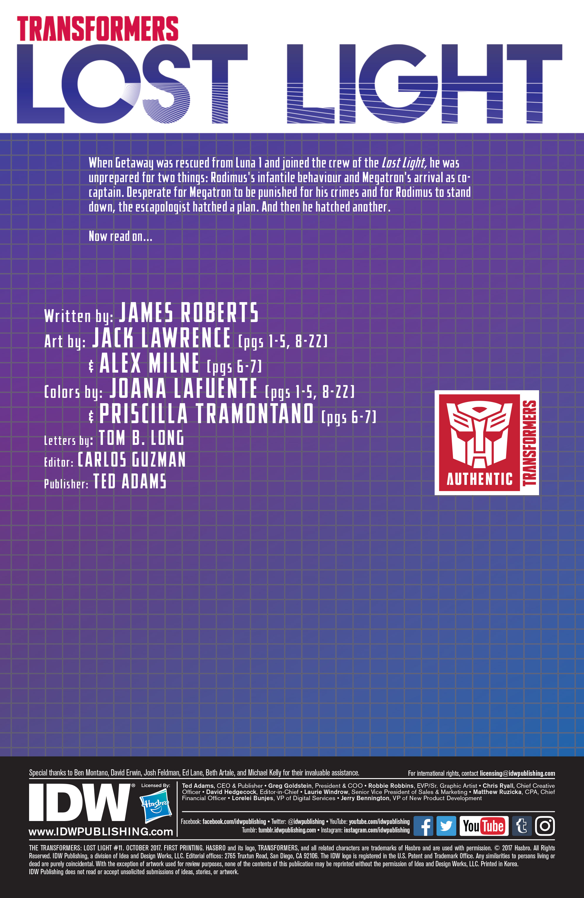 Read online The Transformers: Lost Light comic -  Issue #11 - 2