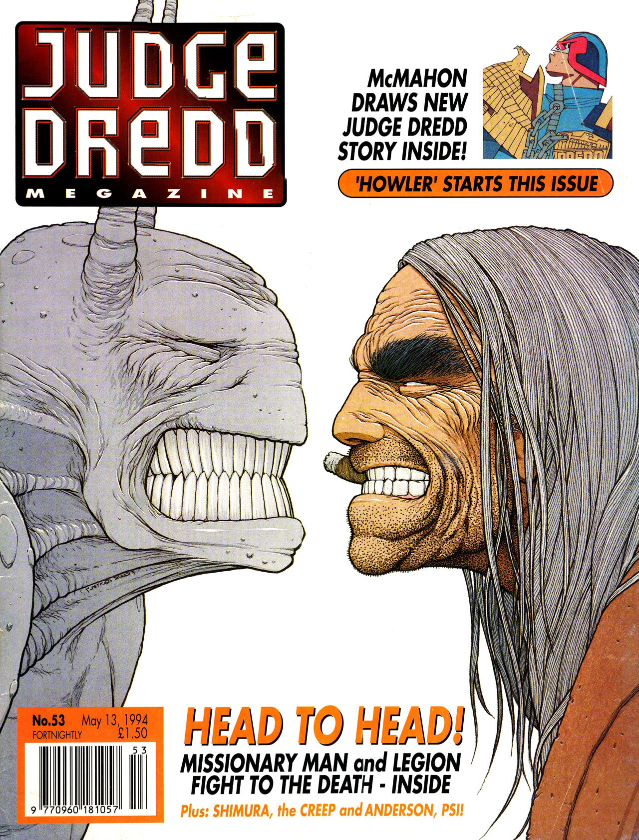 Read online Judge Dredd: The Megazine (vol. 2) comic -  Issue #53 - 1