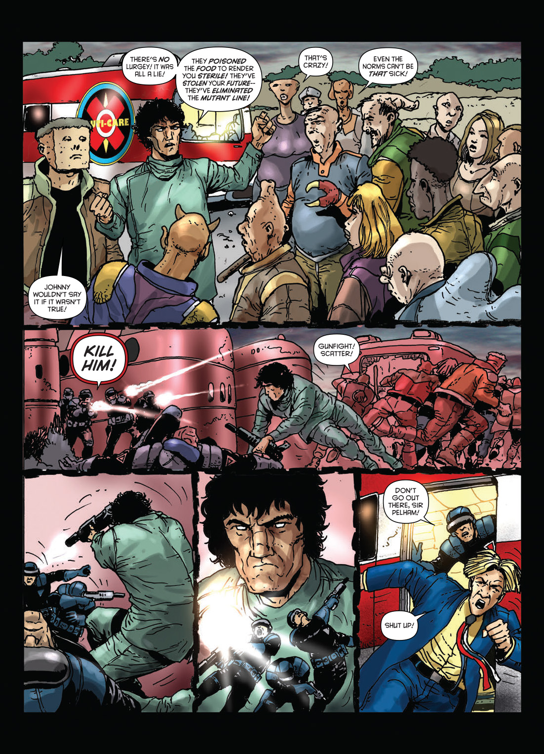 Read online Strontium Dog: The Life and Death of Johnny Alpha: Dogs of War comic -  Issue # TPB - 11