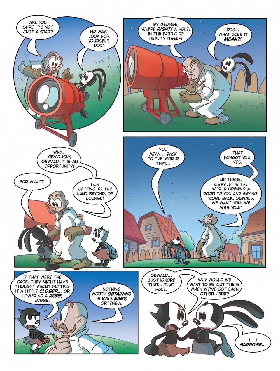Read online Epic Mickey: Tales of the Wasteland comic -  Issue # There’s a Hole in the Sky - 5