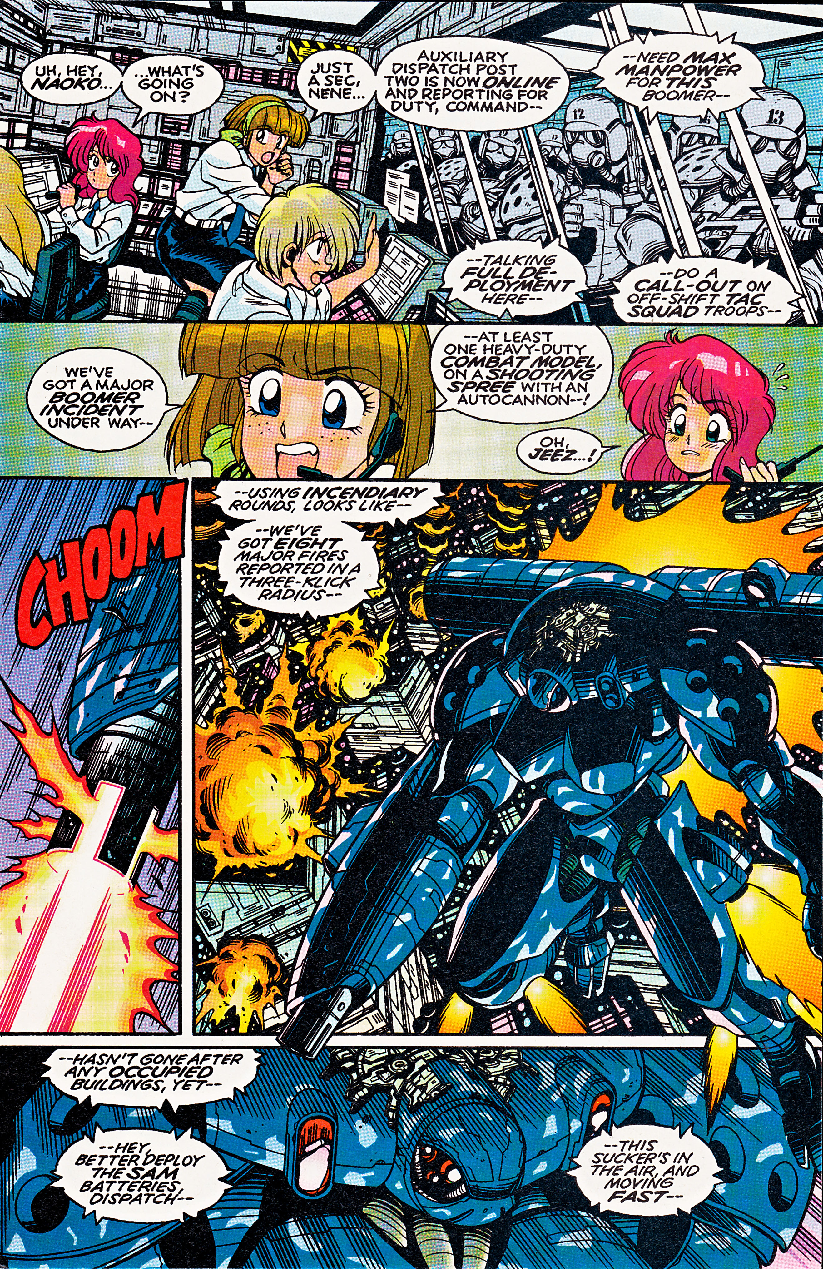 Read online Bubblegum Crisis: Grand Mal comic -  Issue #3 - 10