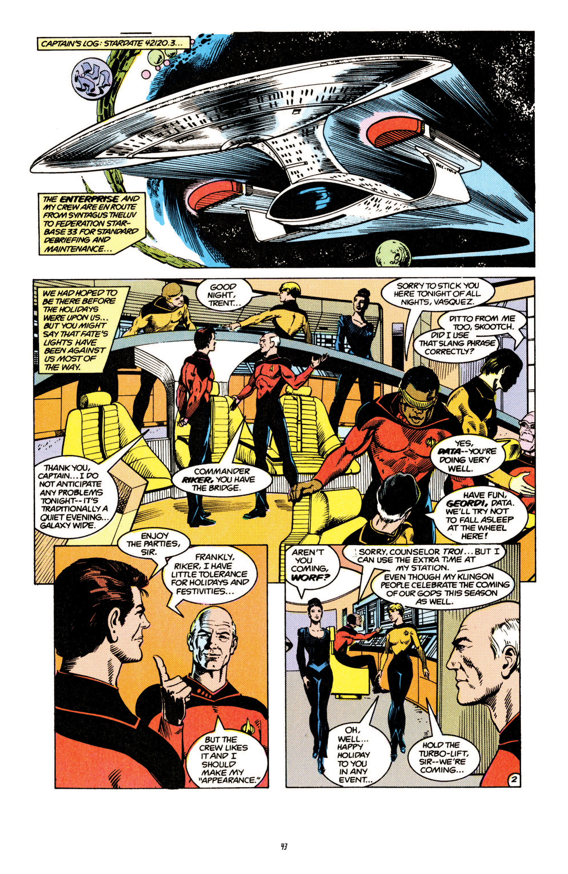 Read online Star Trek Classics comic -  Issue #4 - 42