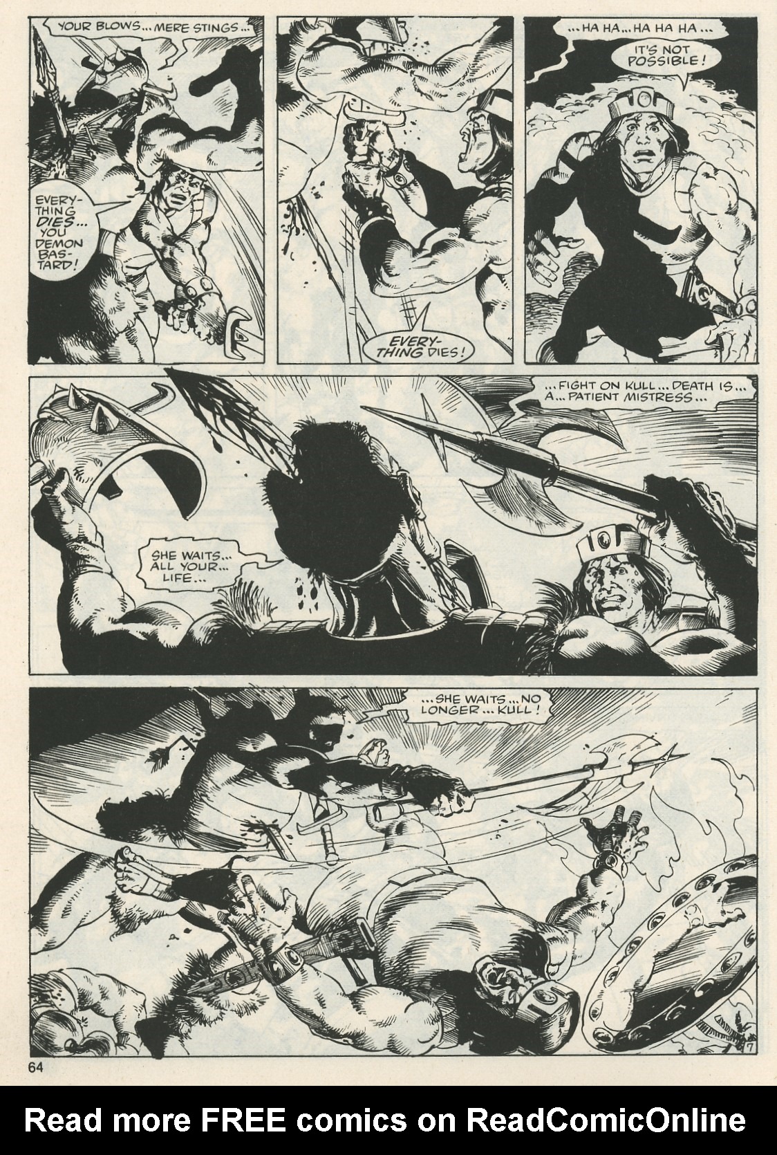 Read online The Savage Sword Of Conan comic -  Issue #119 - 63