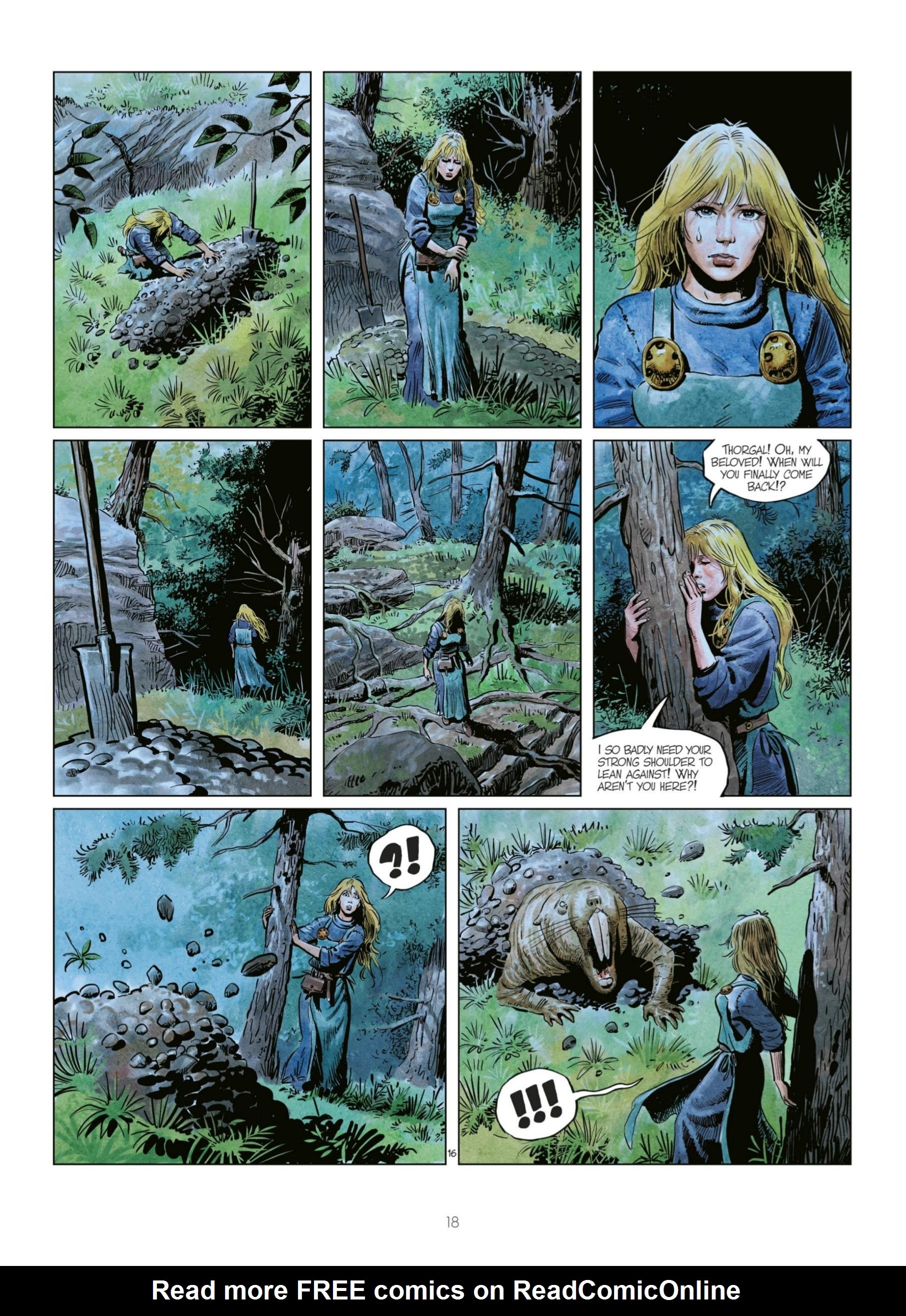 Read online The World of Thorgal: Wolfcub comic -  Issue #7 - 20