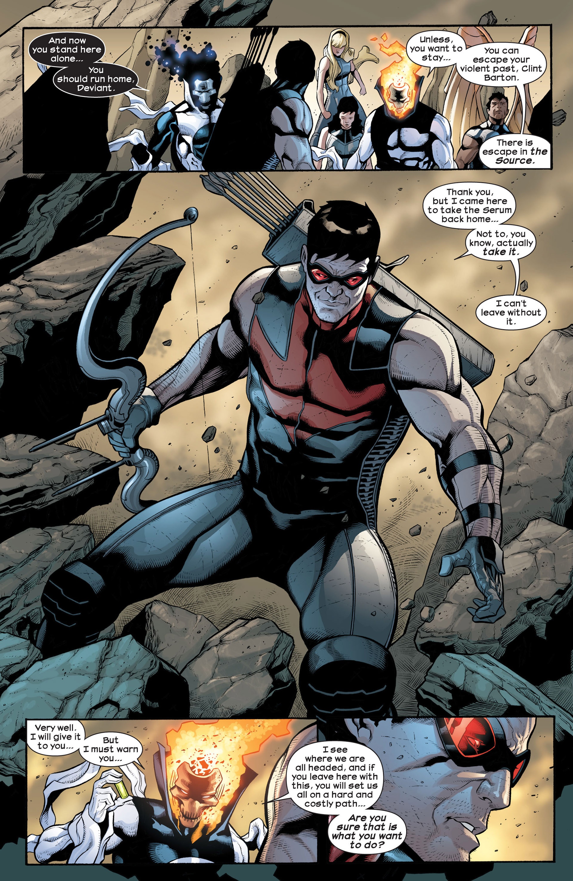 Read online Ultimate Comics Hawkeye comic -  Issue #4 - 16