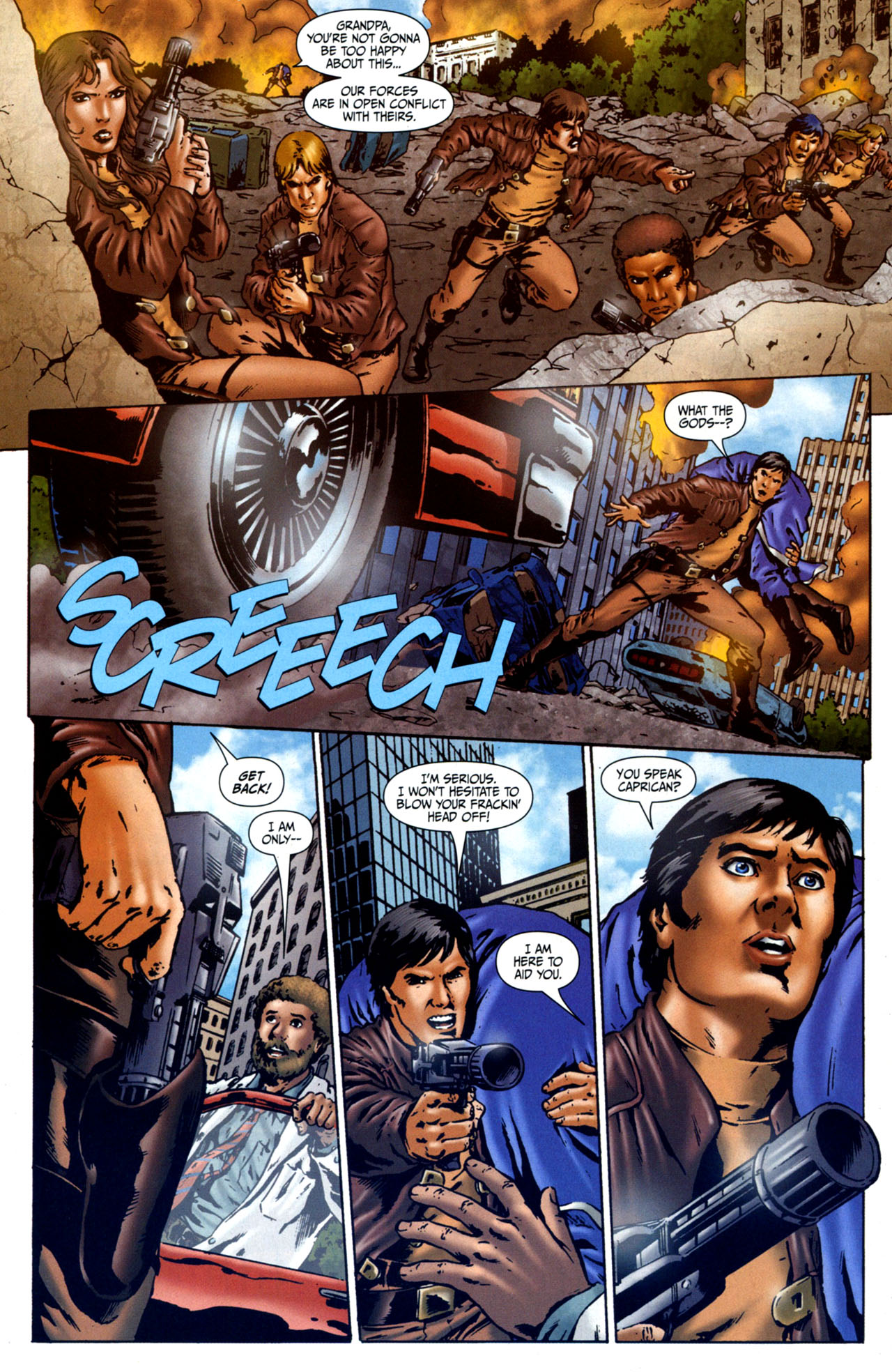 Read online Galactica 1980 comic -  Issue #3 - 4