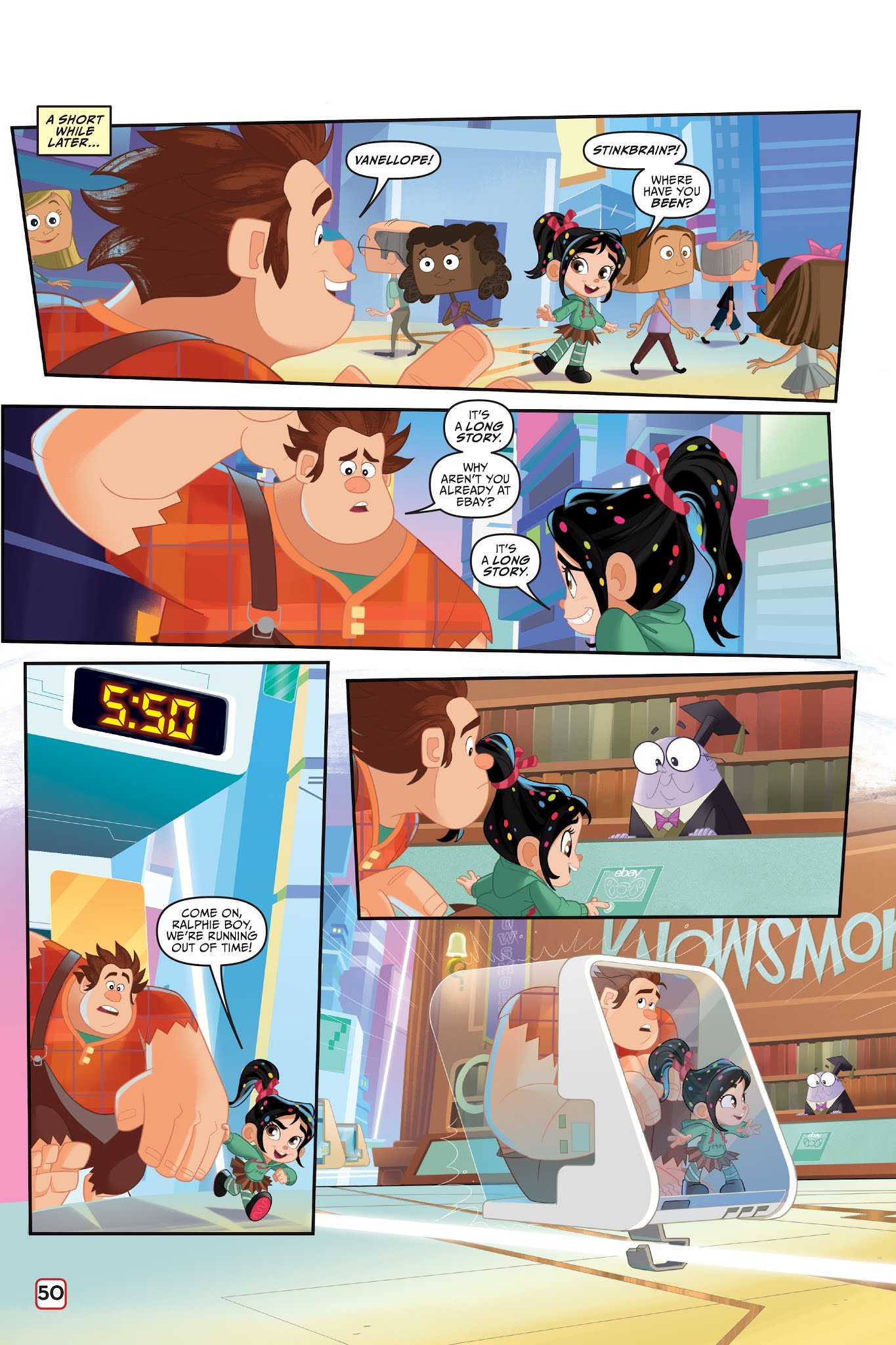 Read online Disney Ralph Breaks the Internet: Click Start- Select-Your-Story Adventure comic -  Issue # Full - 47