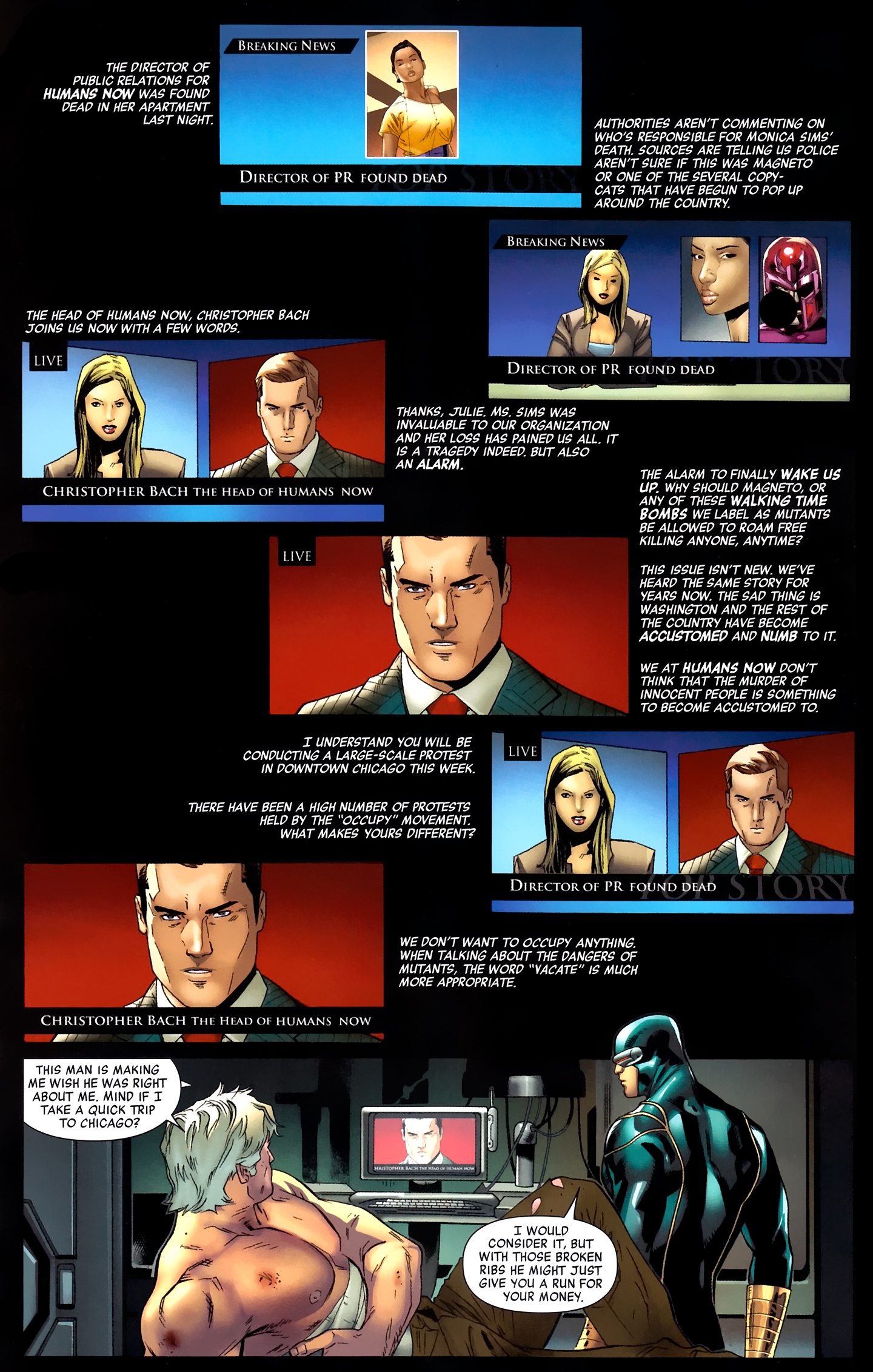 Read online Magneto: Not A Hero comic -  Issue #3 - 12