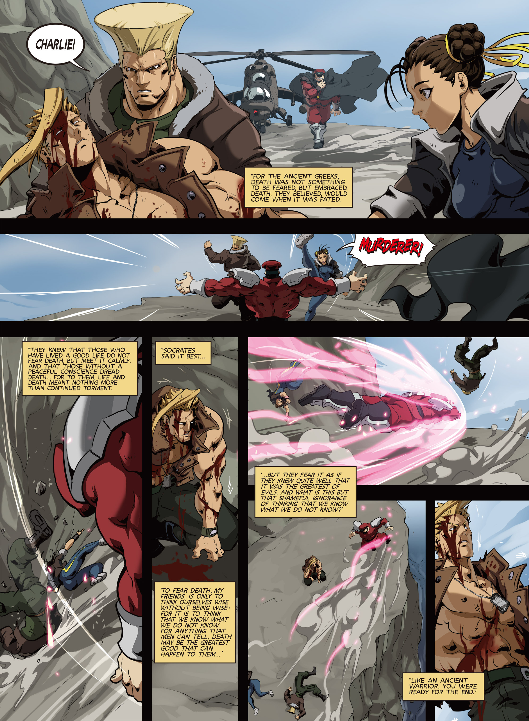 Read online Street Fighter V: The Life and Death(s) of Charlie Nash comic -  Issue # TPB - 35