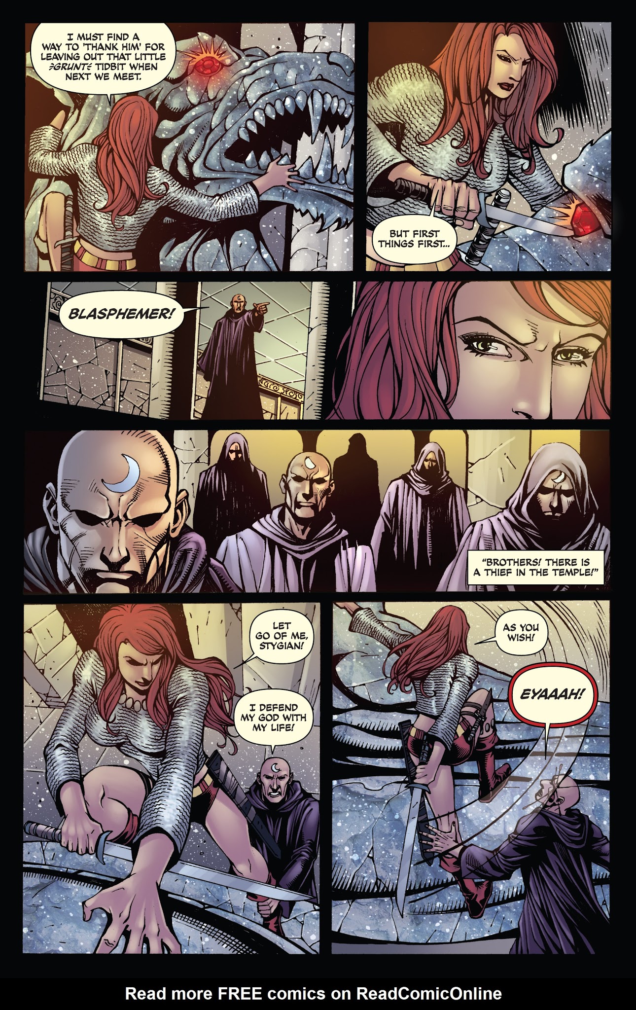 Read online Legends of Red Sonja comic -  Issue # TPB - 13