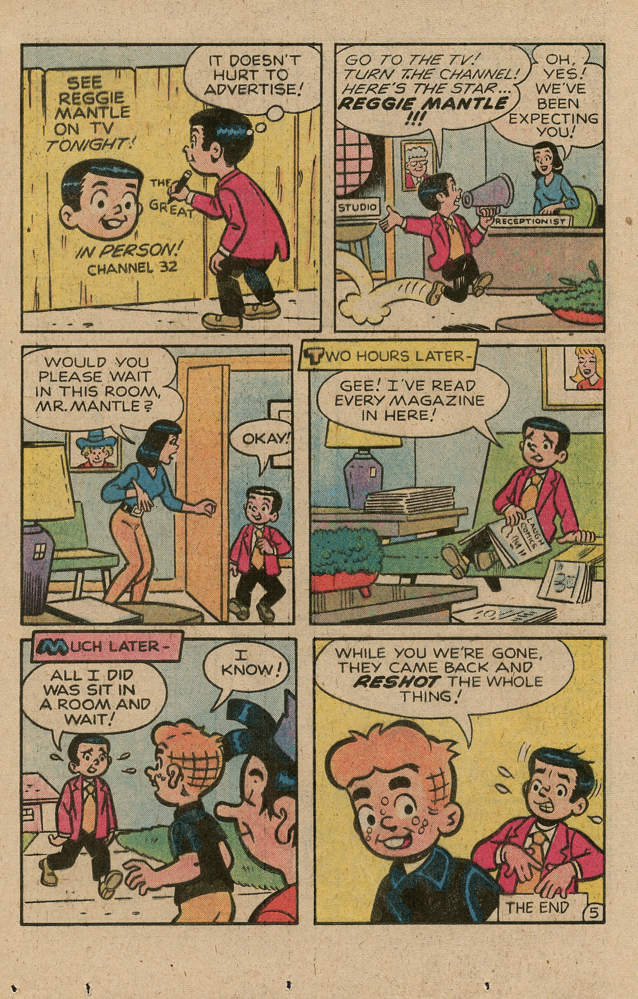 Read online Archie's TV Laugh-Out comic -  Issue #62 - 24