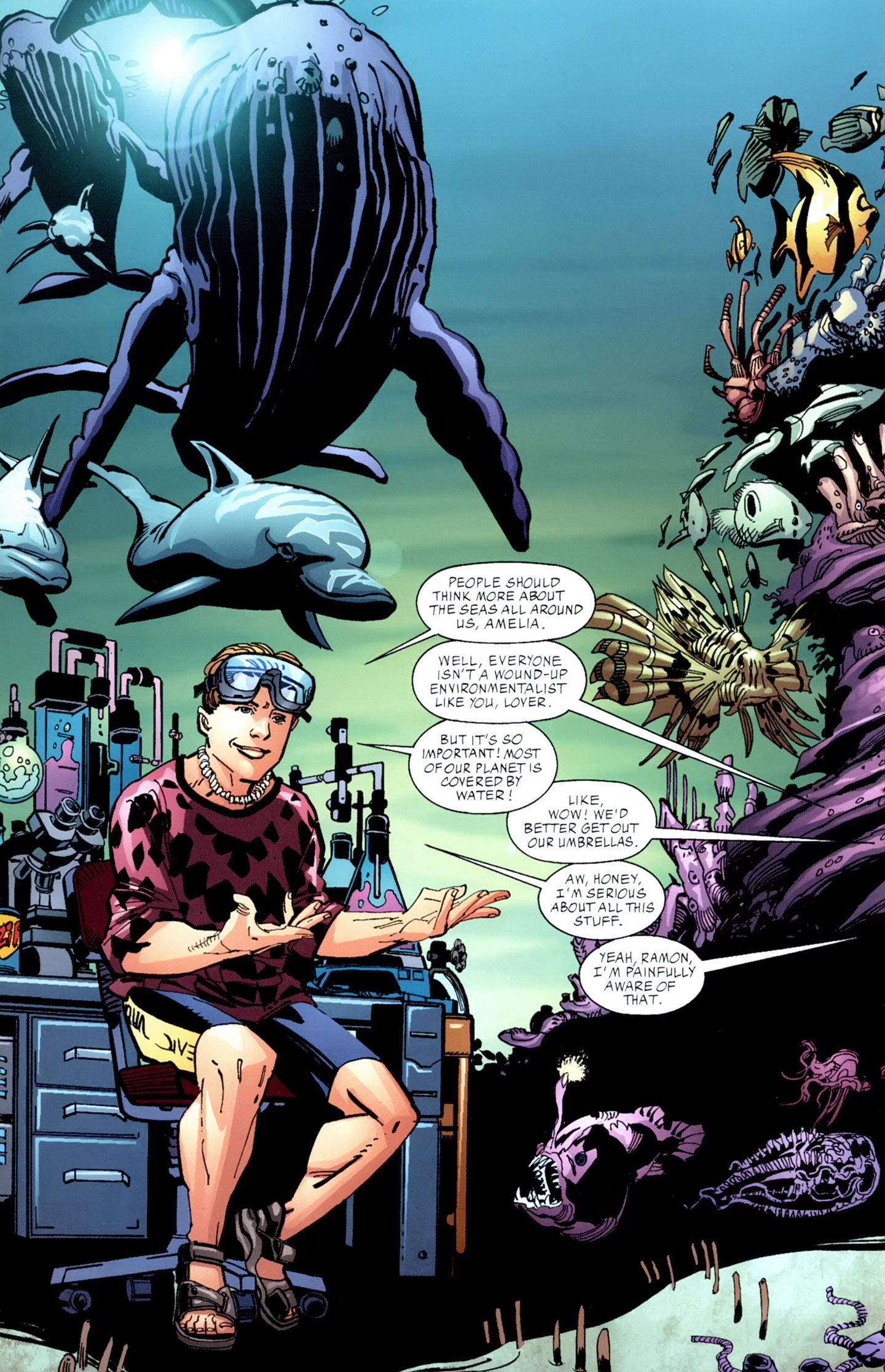 Read online Just Imagine Stan Lee With Scott McDaniel Creating Aquaman comic -  Issue # Full - 3