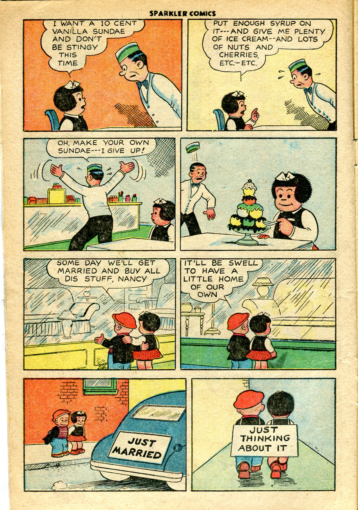 Read online Sparkler Comics comic -  Issue #93 - 10
