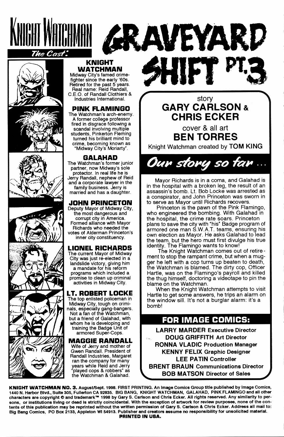 Read online Knight Watchman comic -  Issue #3 - 2