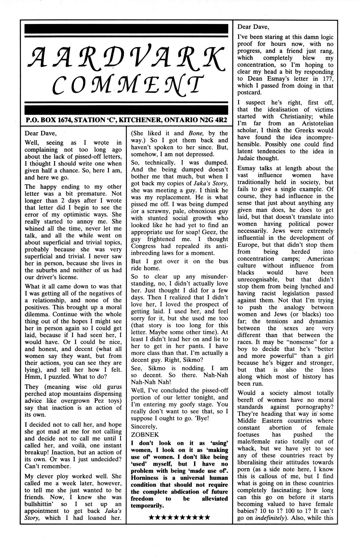 Read online Cerebus comic -  Issue #182 - 23