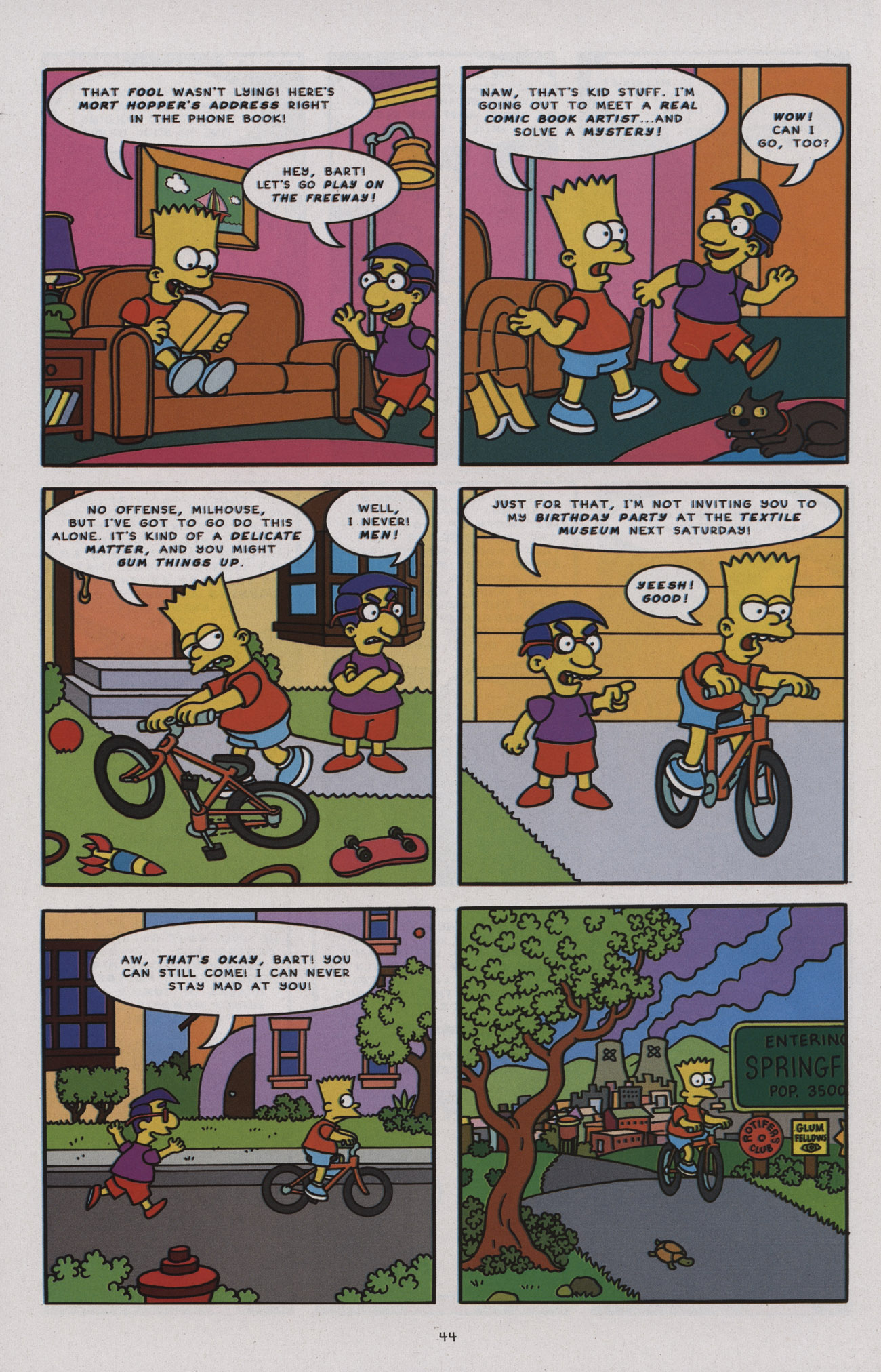 Read online Treehouse of Horror comic -  Issue #17 - 45