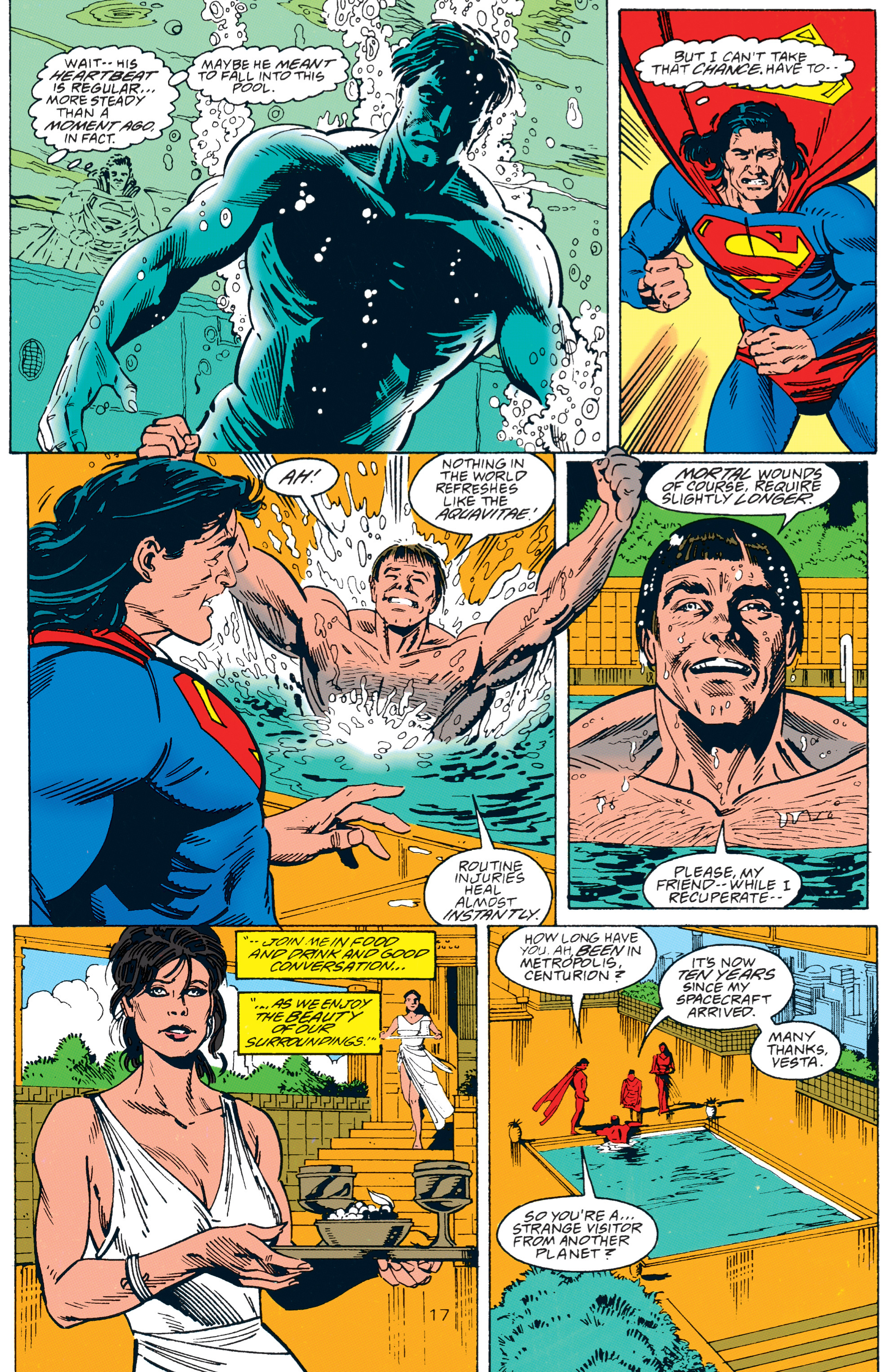 Read online Adventures of Superman (1987) comic -  Issue #516 - 16