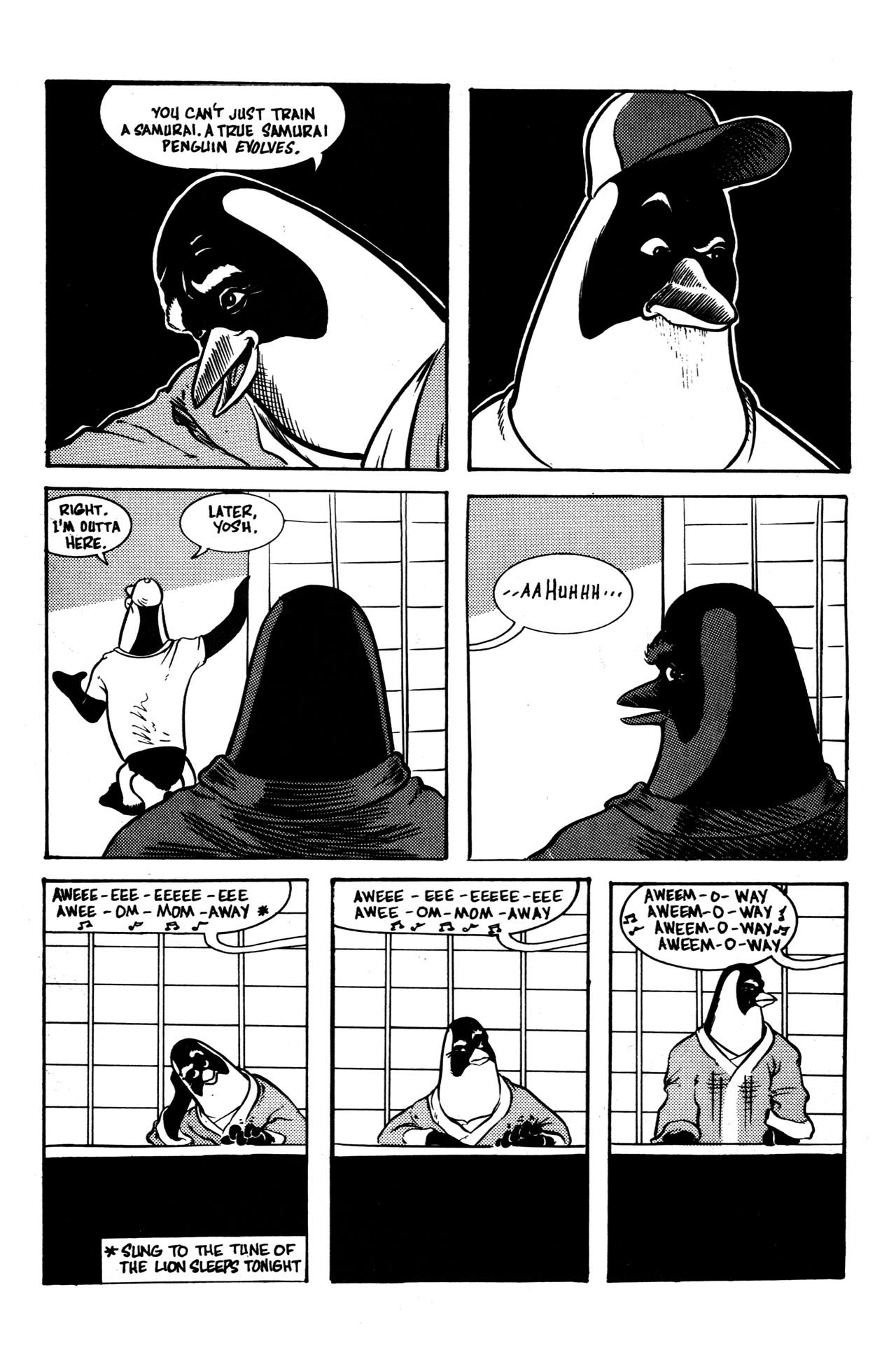 Read online Samurai Penguin comic -  Issue #8 - 10