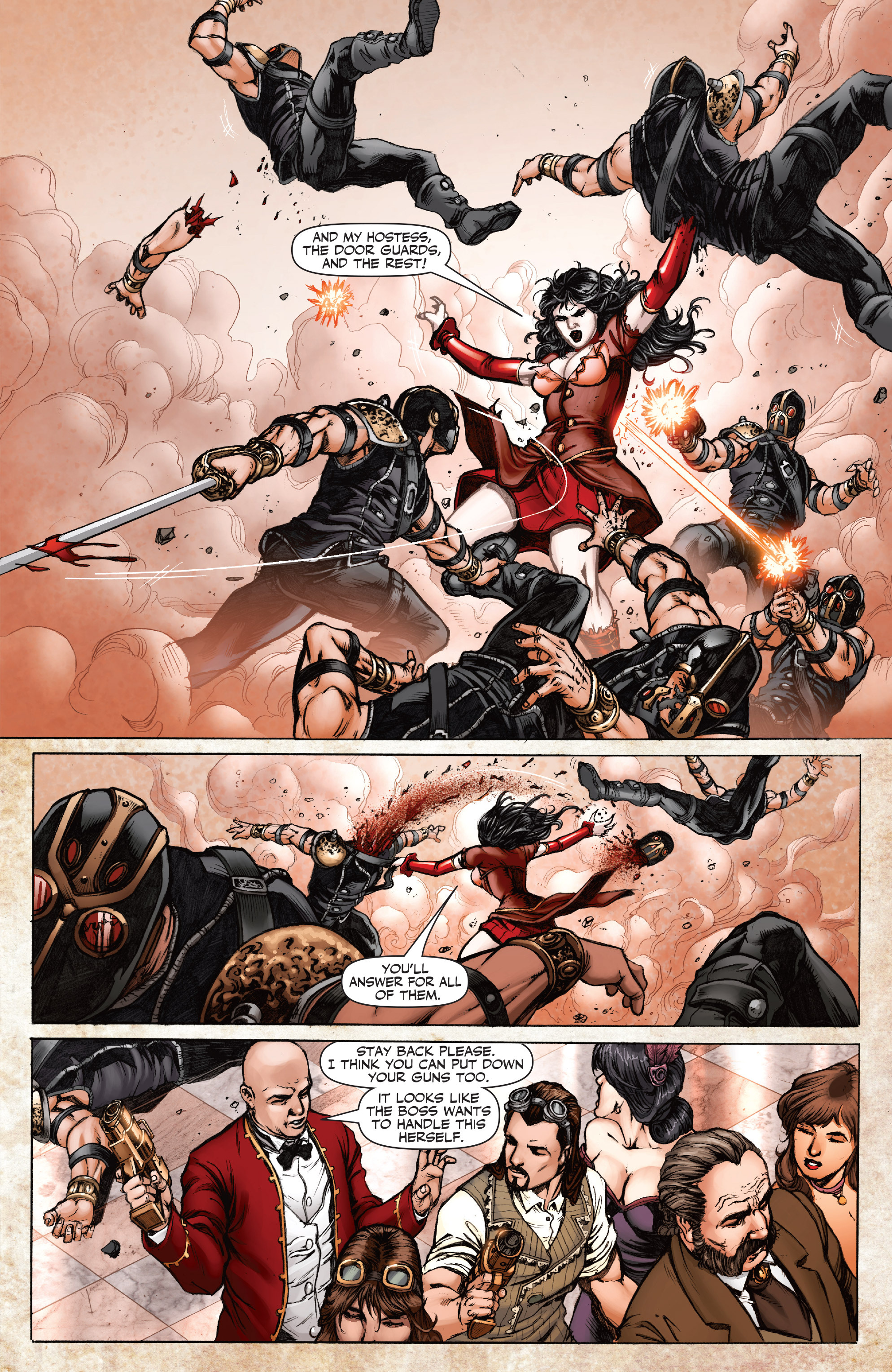Read online Legenderry: A Steampunk Adventure comic -  Issue #1 - 10