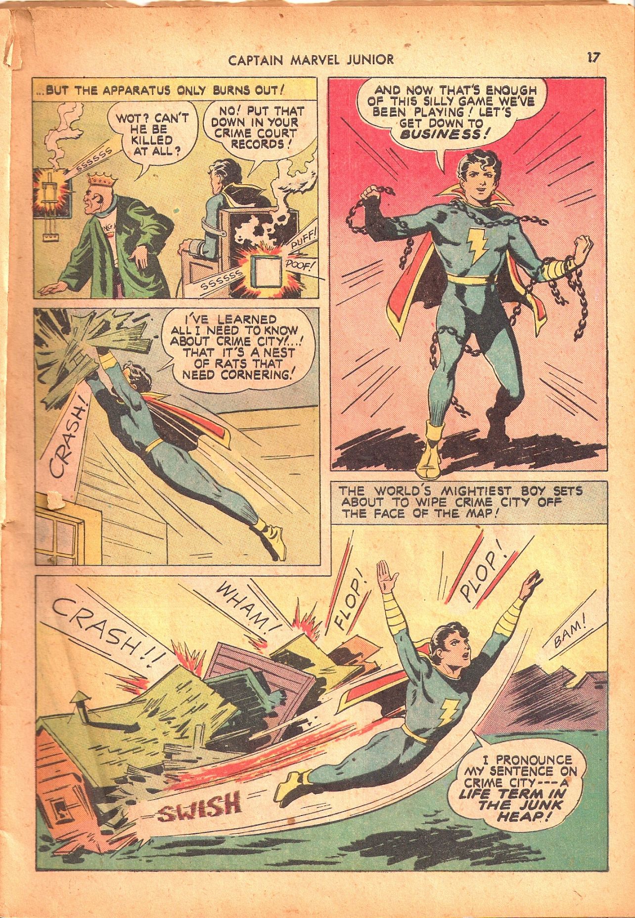 Read online Captain Marvel, Jr. comic -  Issue #09 - 17