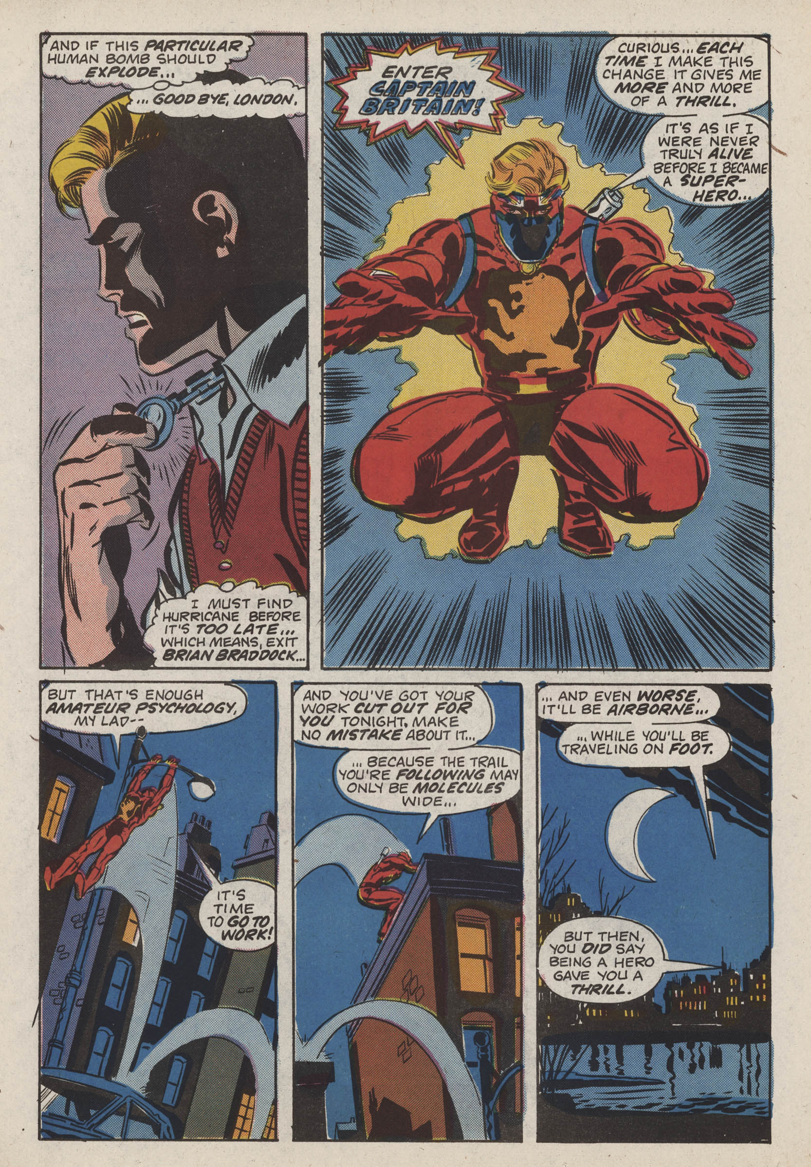 Read online Captain Britain (1976) comic -  Issue #5 - 7