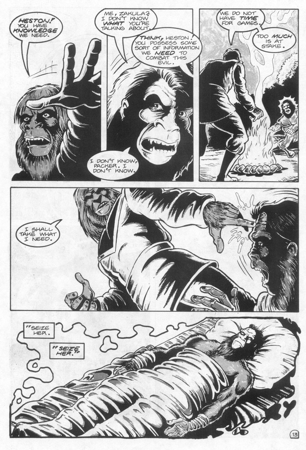 Read online Planet of the Apes (1990) comic -  Issue #23 - 15