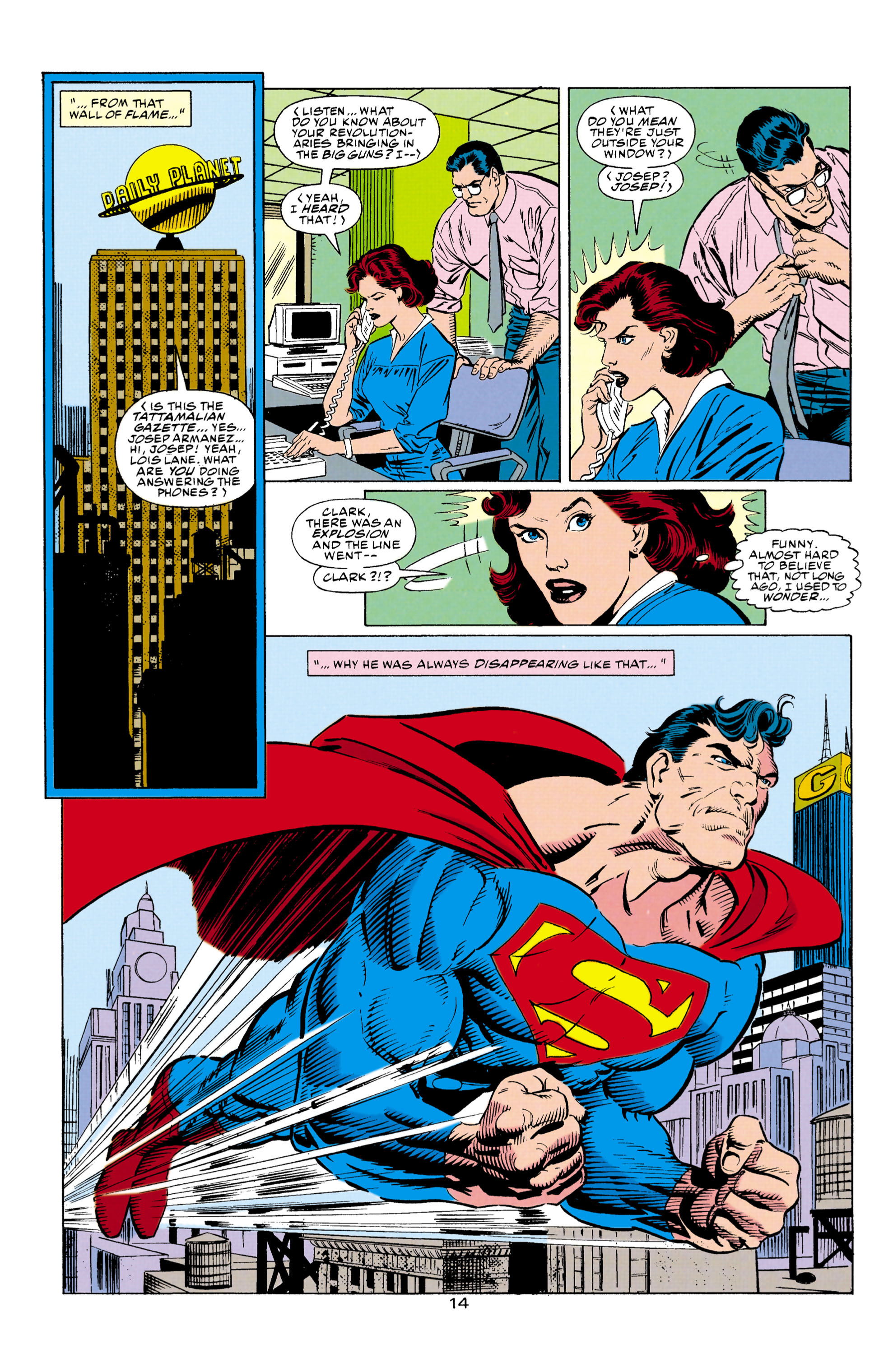 Read online Superman: The Man of Steel (1991) comic -  Issue #3 - 14