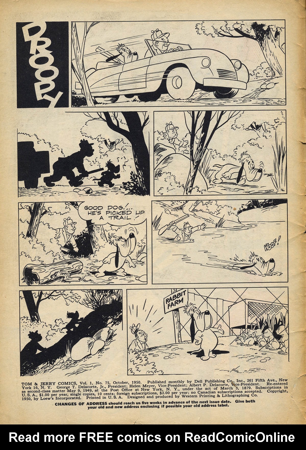 Read online Tom & Jerry Comics comic -  Issue #75 - 2