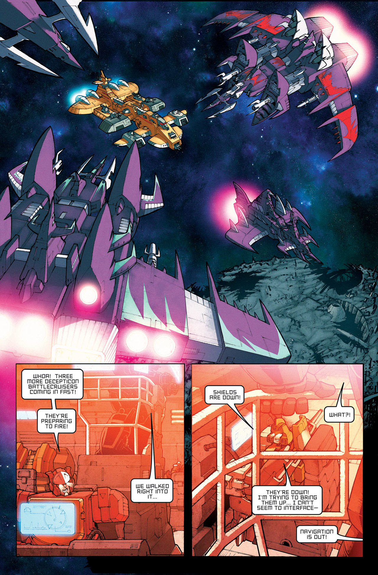 Read online The Transformers: All Hail Megatron comic -  Issue #5 - 6