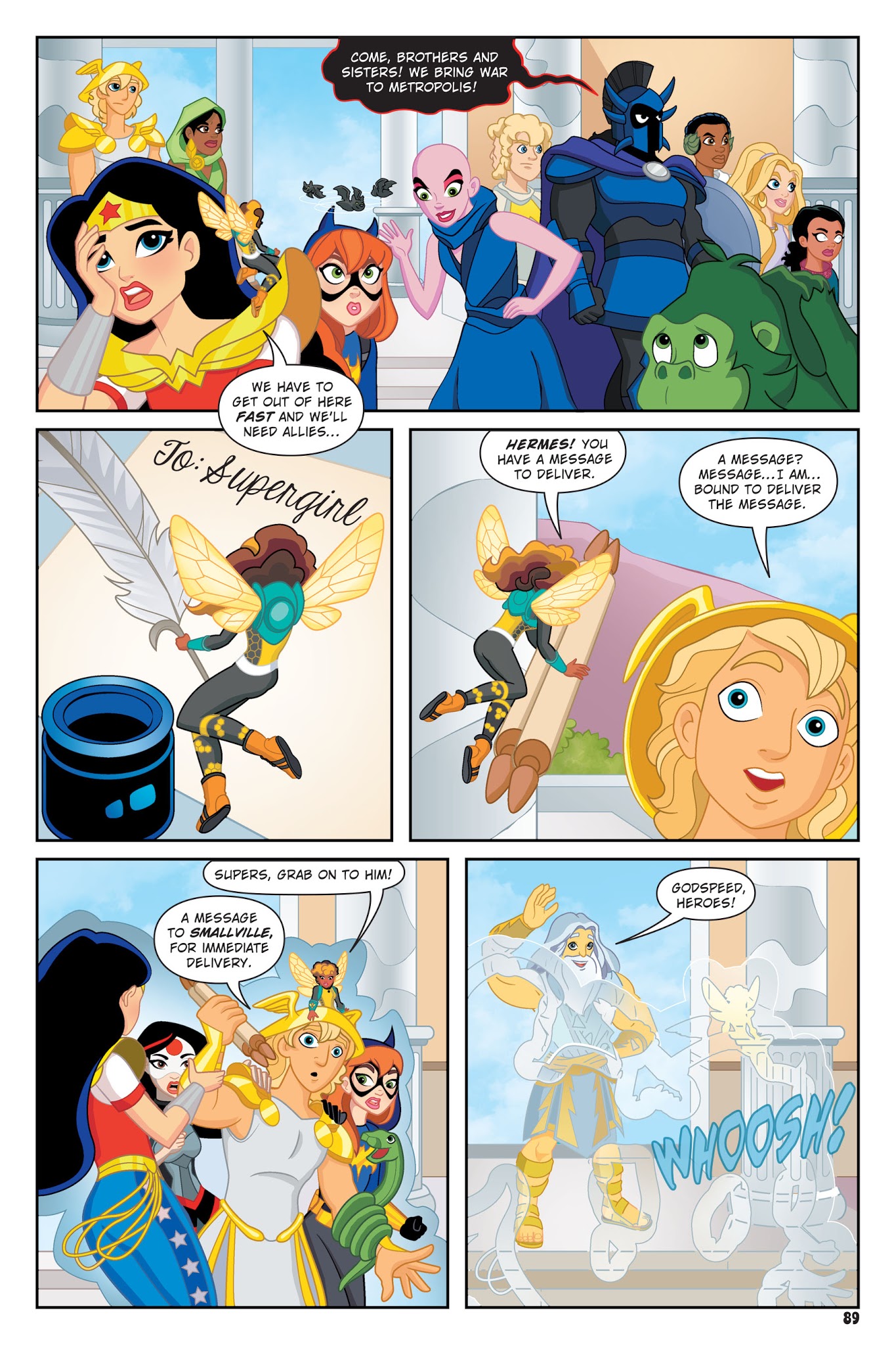 Read online DC Super Hero Girls: Summer Olympus comic -  Issue # TPB - 87