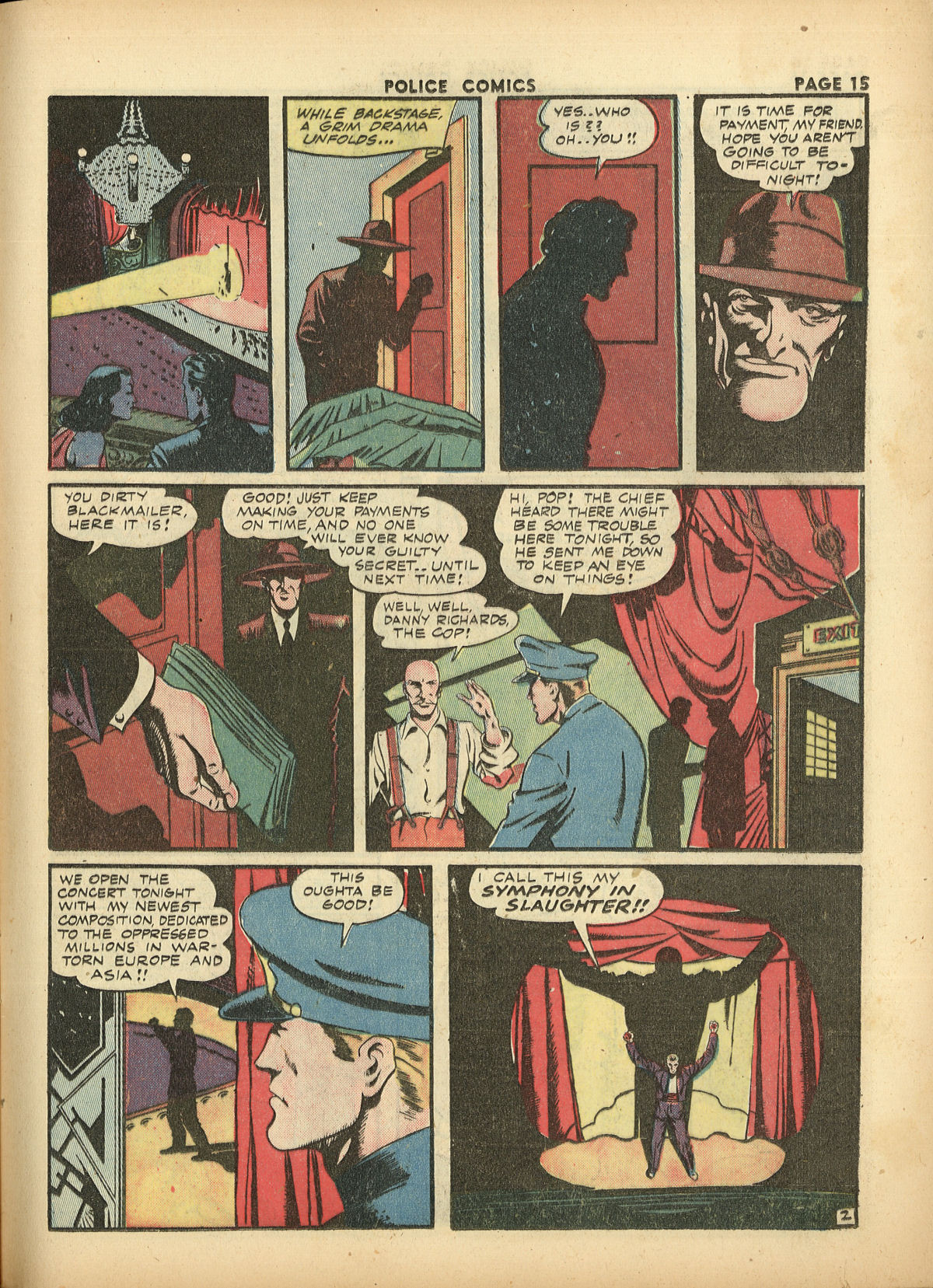 Read online Police Comics comic -  Issue #15 - 17